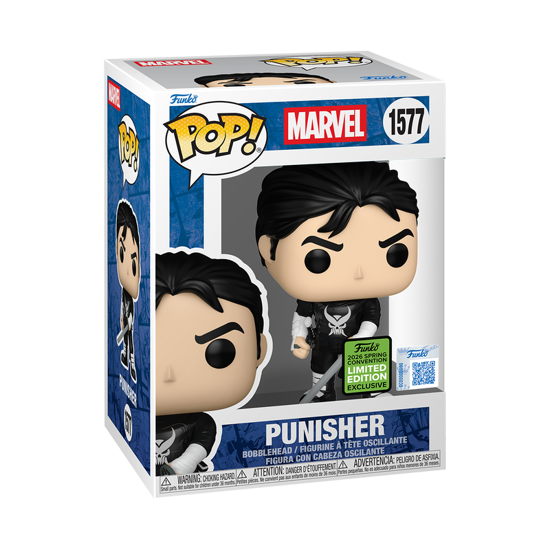 Marvel Funko Pop! Punisher with Sword #1577 2026 Spring Exclusive