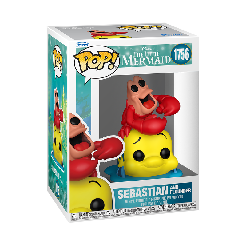 Disney Pop! The little Mermaid: Sebastian and Flounder #1756