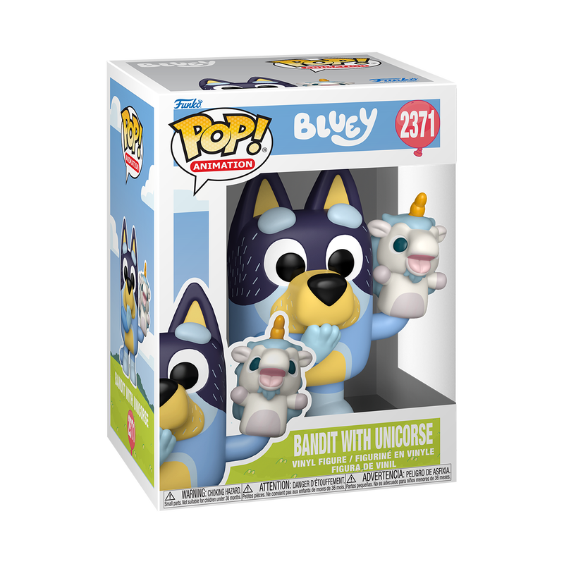 Bluey Pop! Bandit with Unicorse #2371