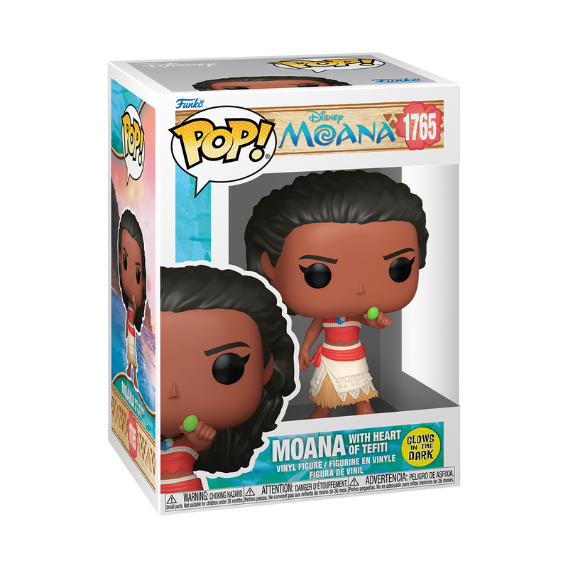 Disney Pop: Moana : Moana with Heart of Te Fiti (Glow) #1767 GID
