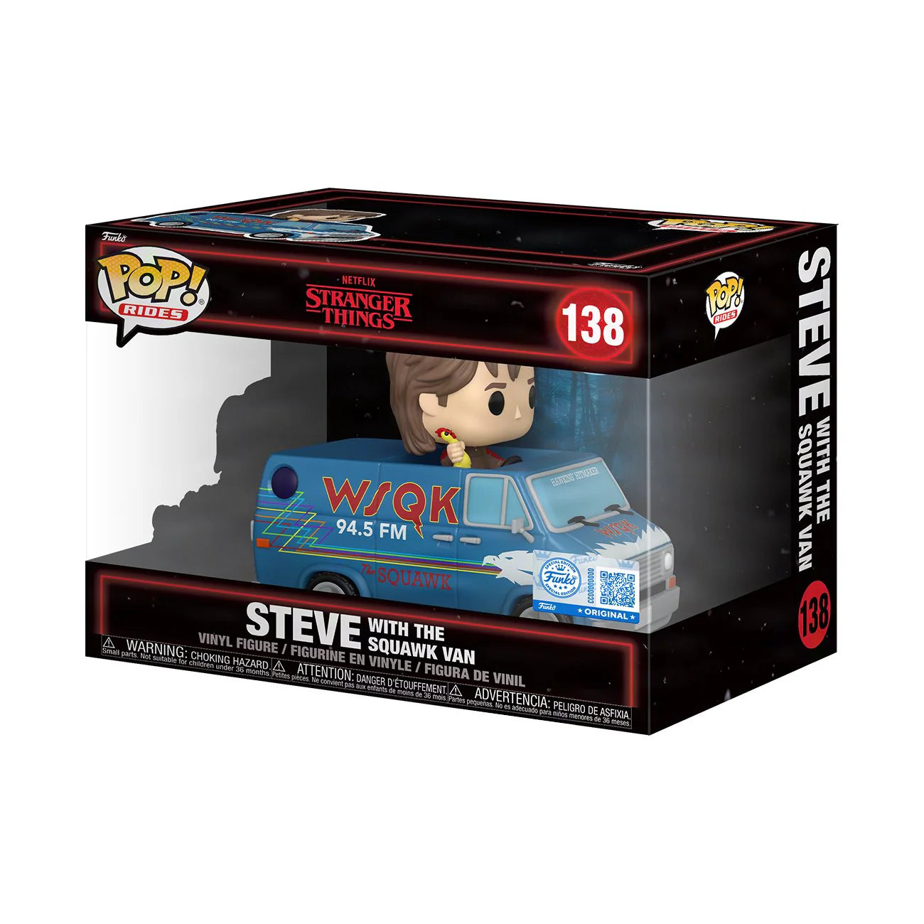 Funko Pop! Television: Stranger Things: Steve with Squawk Van #138 Target Exclusive