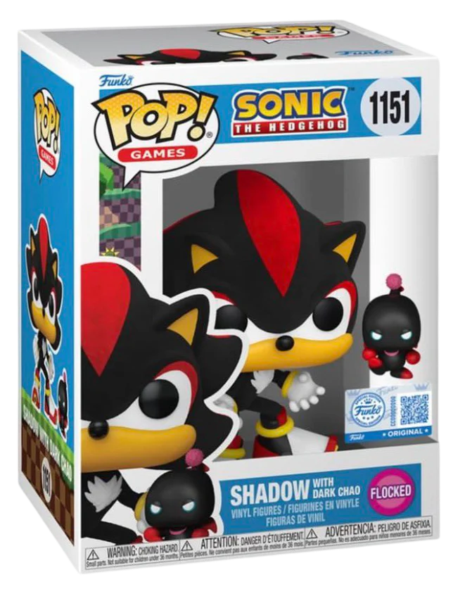 Sonic the Hedgehog Funko Pop! Shadow with Dark Chao #1151 FLocked Exclusive