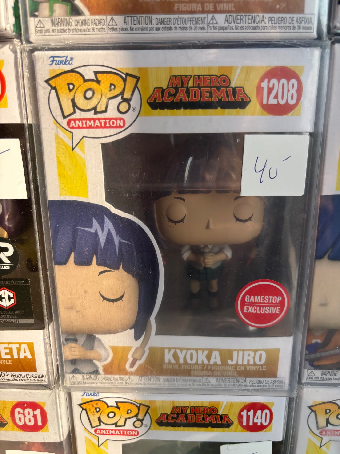 Funko! Pop Animation: My Hero Academia - Kyoka Jiro #1208 Gamestop Exclusive
