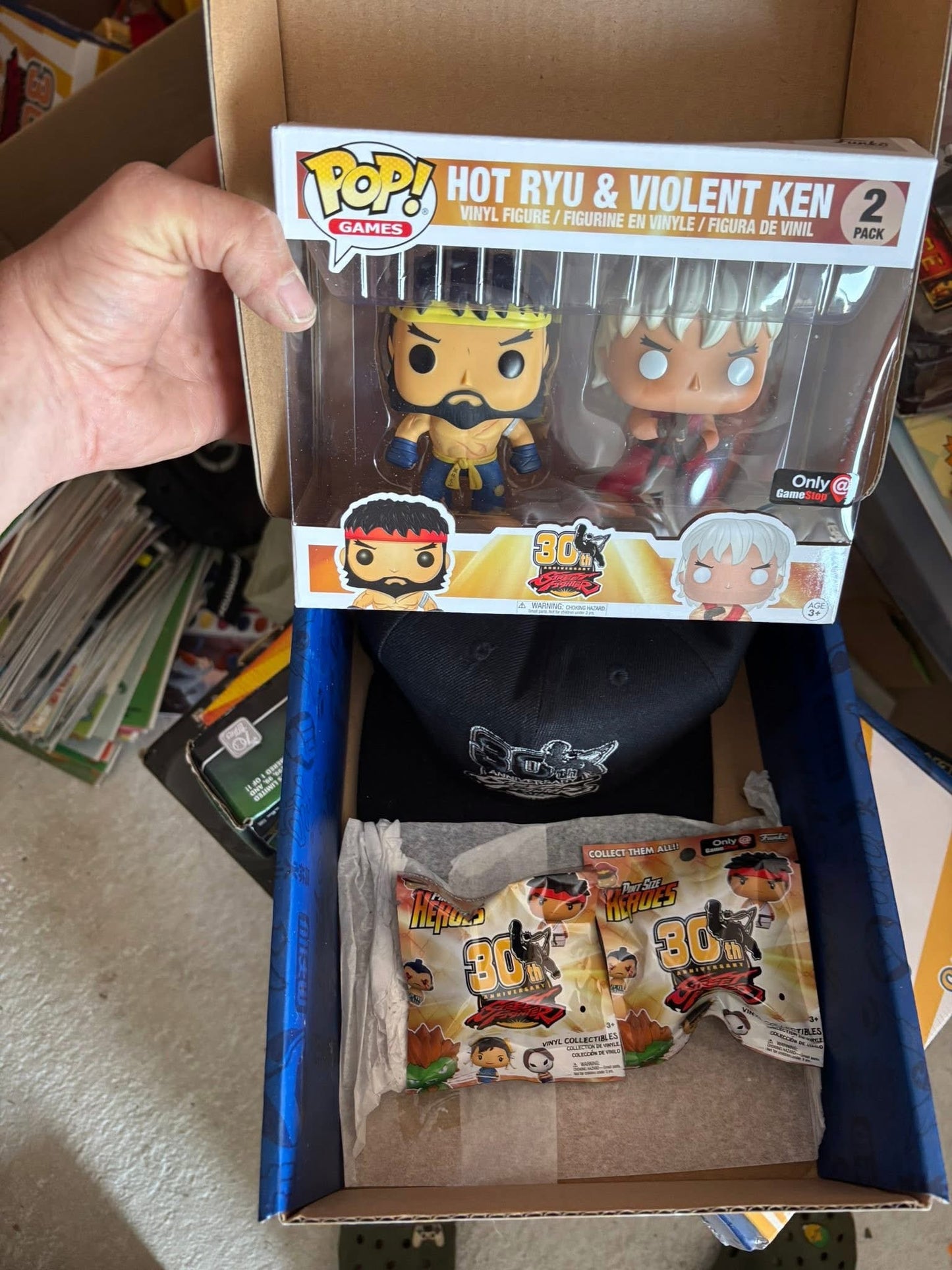 FUNKO POP! Games : Street Fighter funko box set