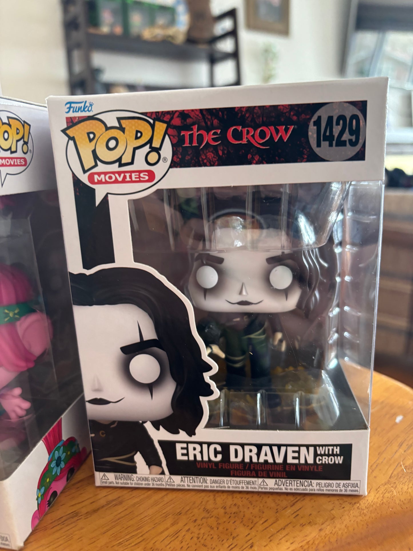 Horror Funko Pop: The Crow : Eric Draven with crow #1429