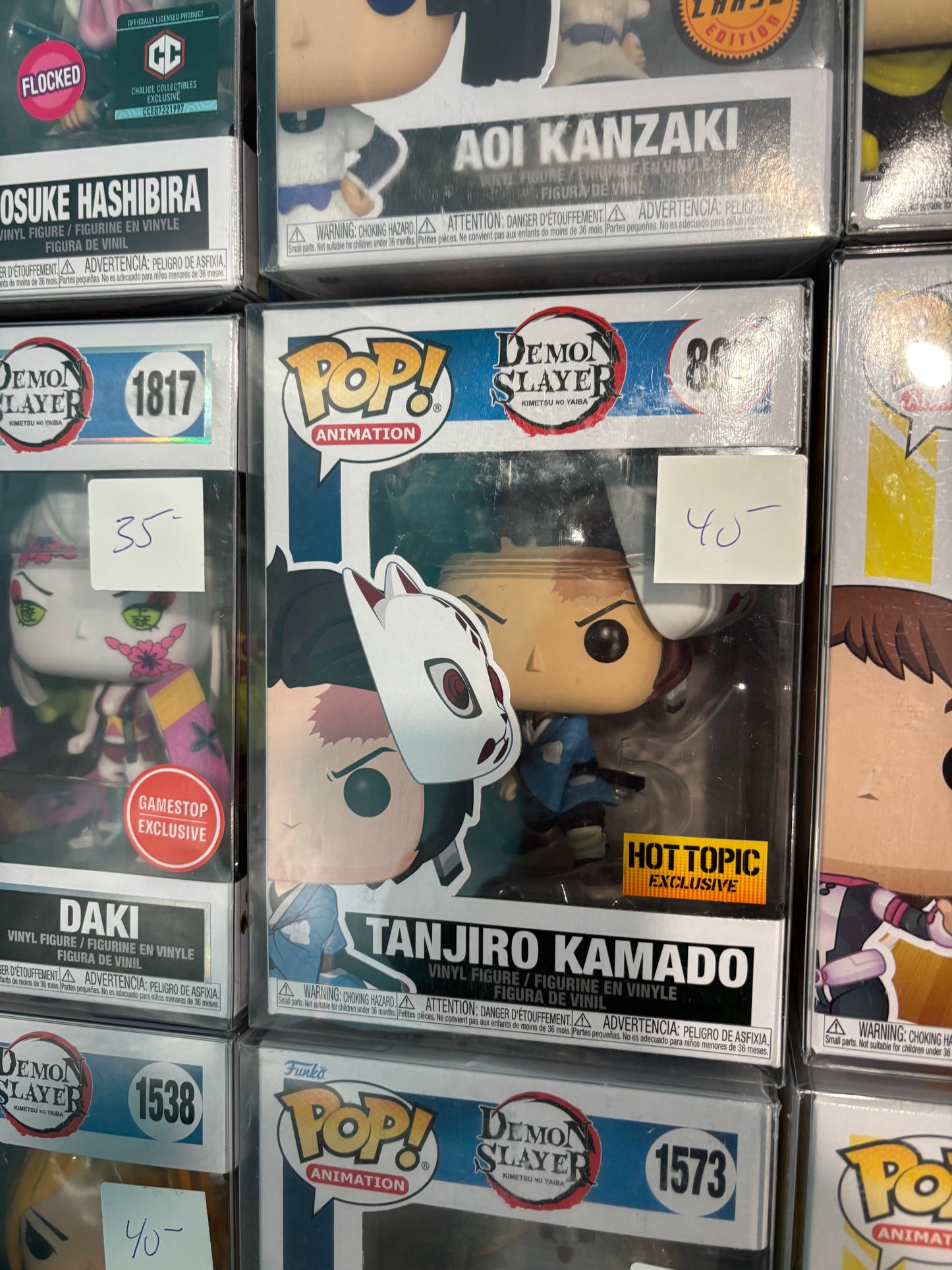 Funko Pop! Anime: Demon Slayer - Tanjiro Kamado #80 Hot Topic Exclusive