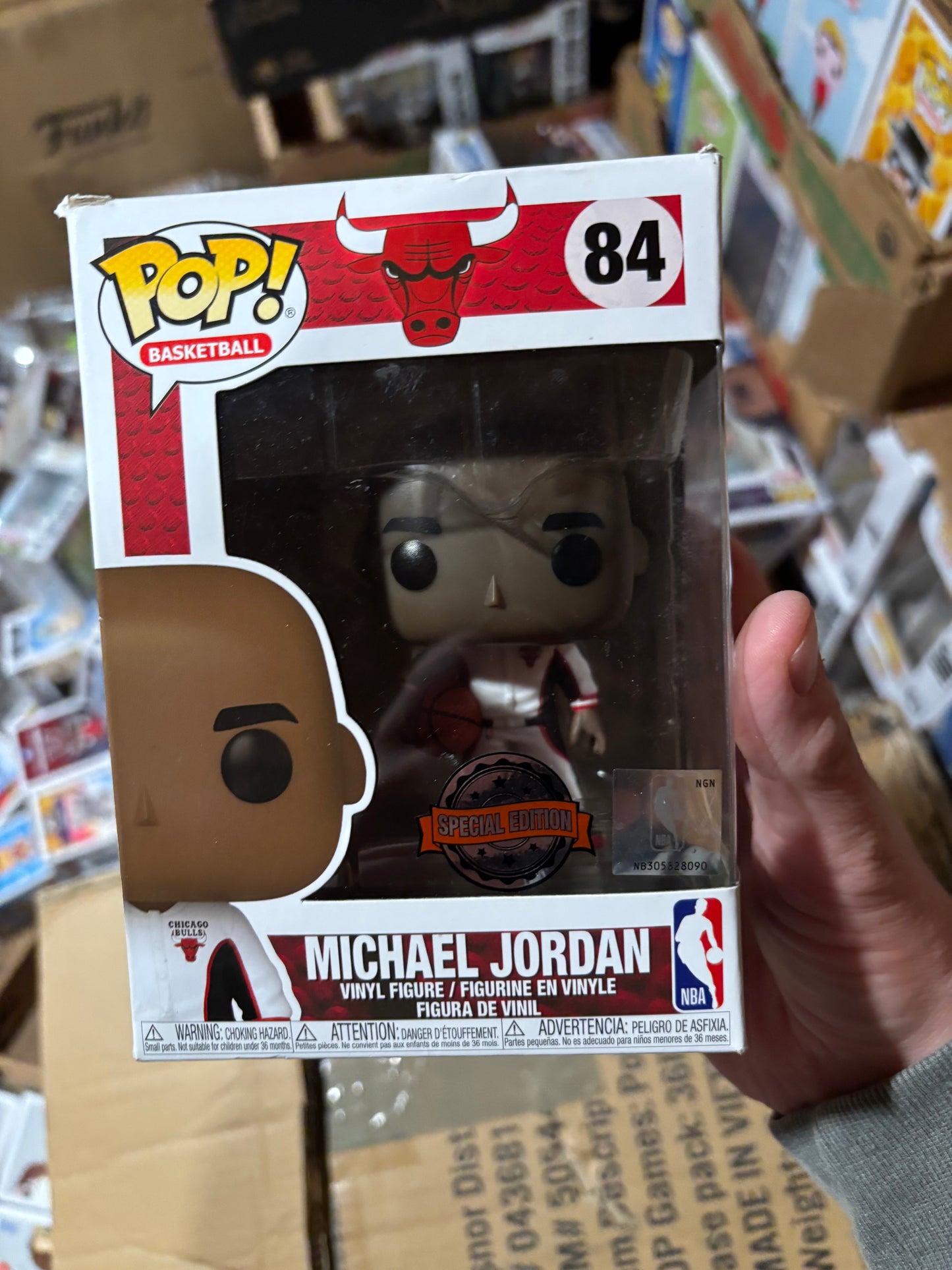 NBA Pop! Michael Jordan #84 Chicago Bulls Shared Exclusive