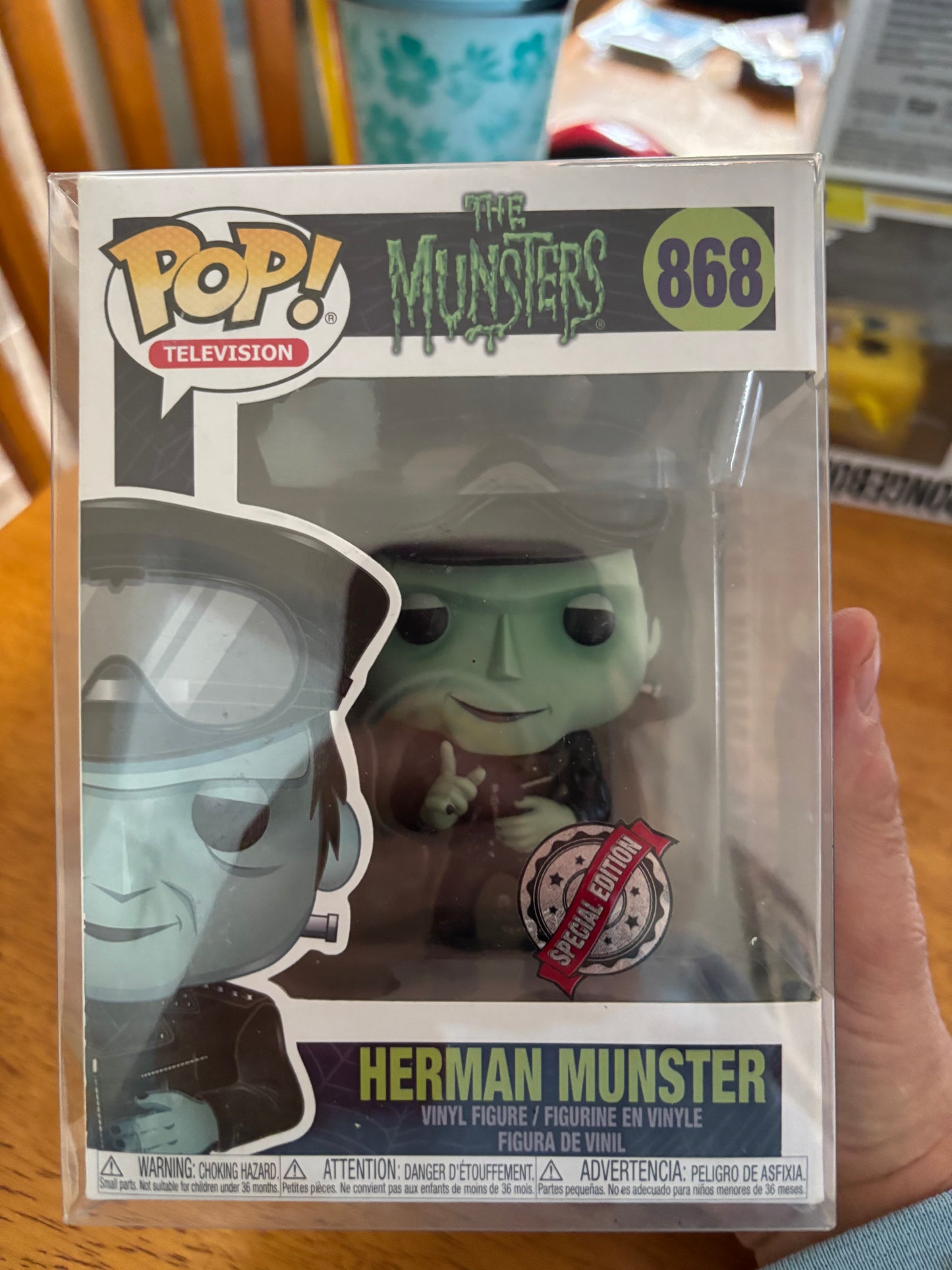 Funko Horror Pop! The Munsters : Herman Munster #868 Exclusive