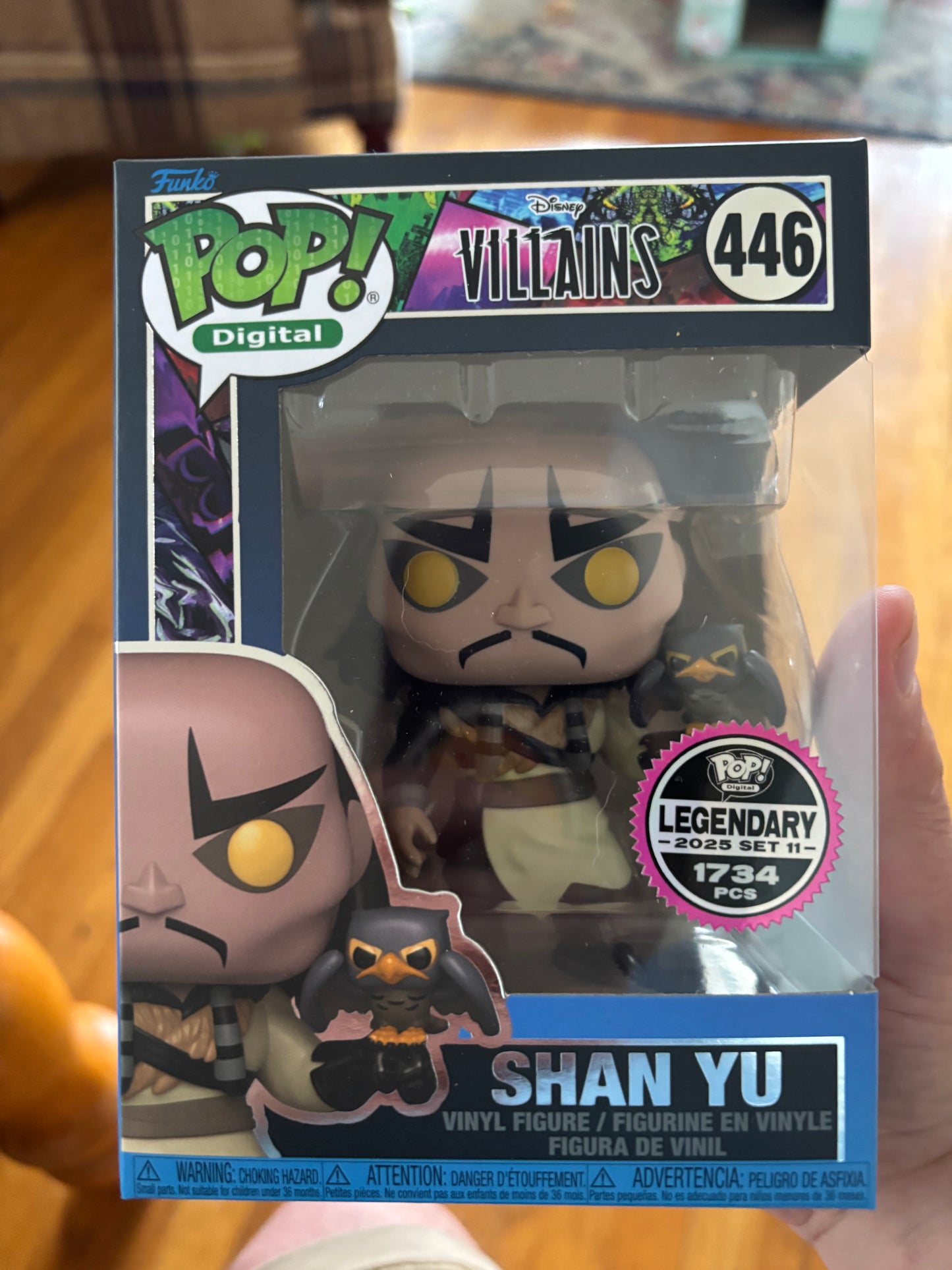 Funko Pop! Disney Villians : NFT Shan Yu #446 Legendary 2025 1734 pieces