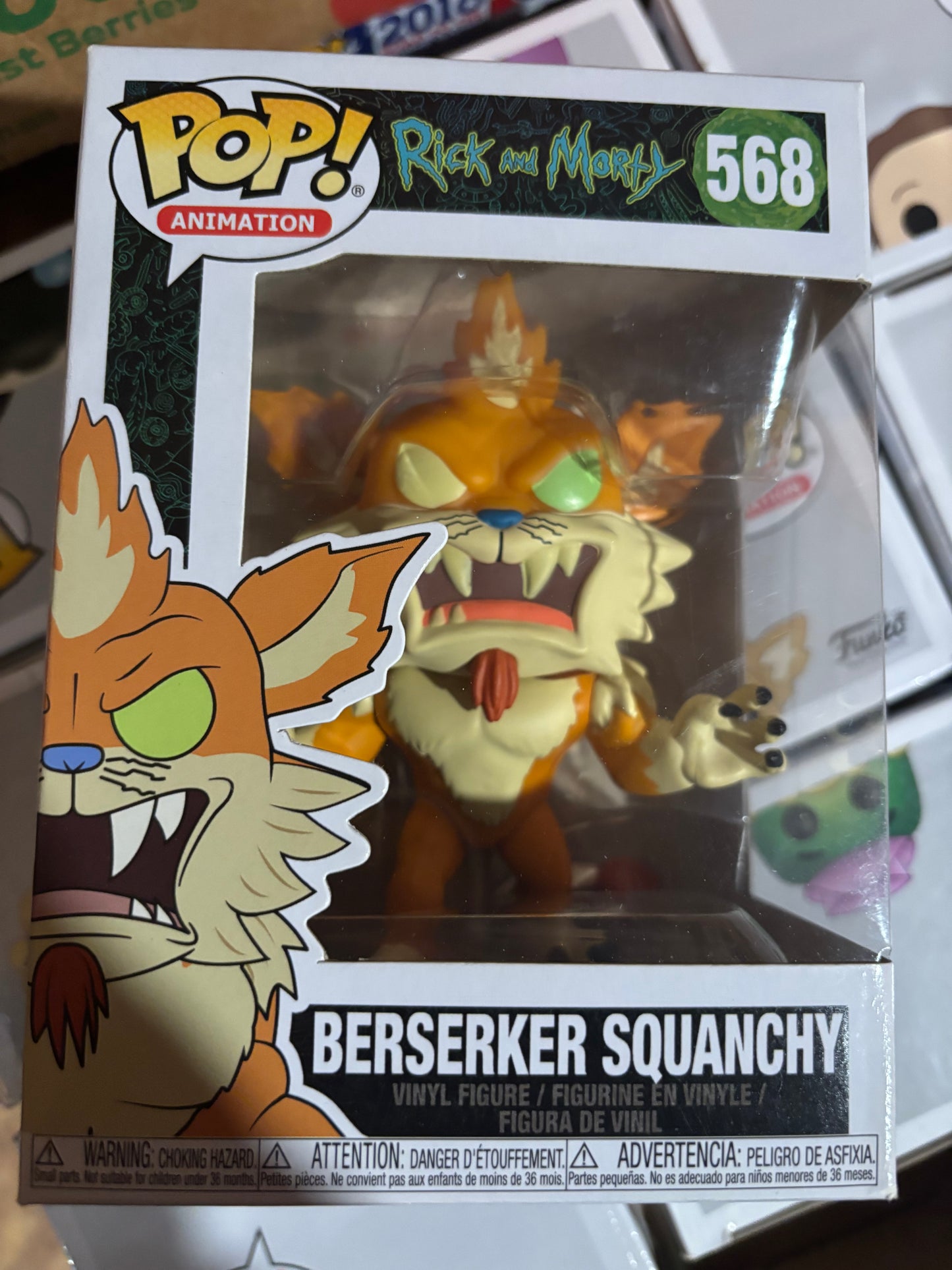 Funko Pop! Rick and Morty : Berserker Squanchy #568