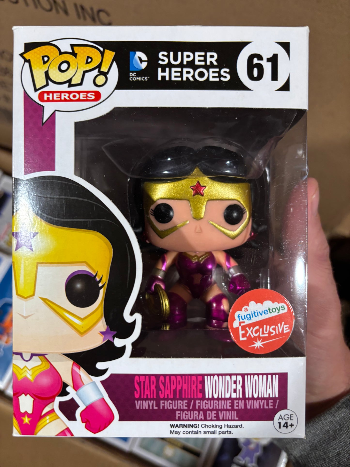 Dc Comics FUNKO POP! Star Sapphire Wonder Woman #61 Fugitive Toys Exclusive