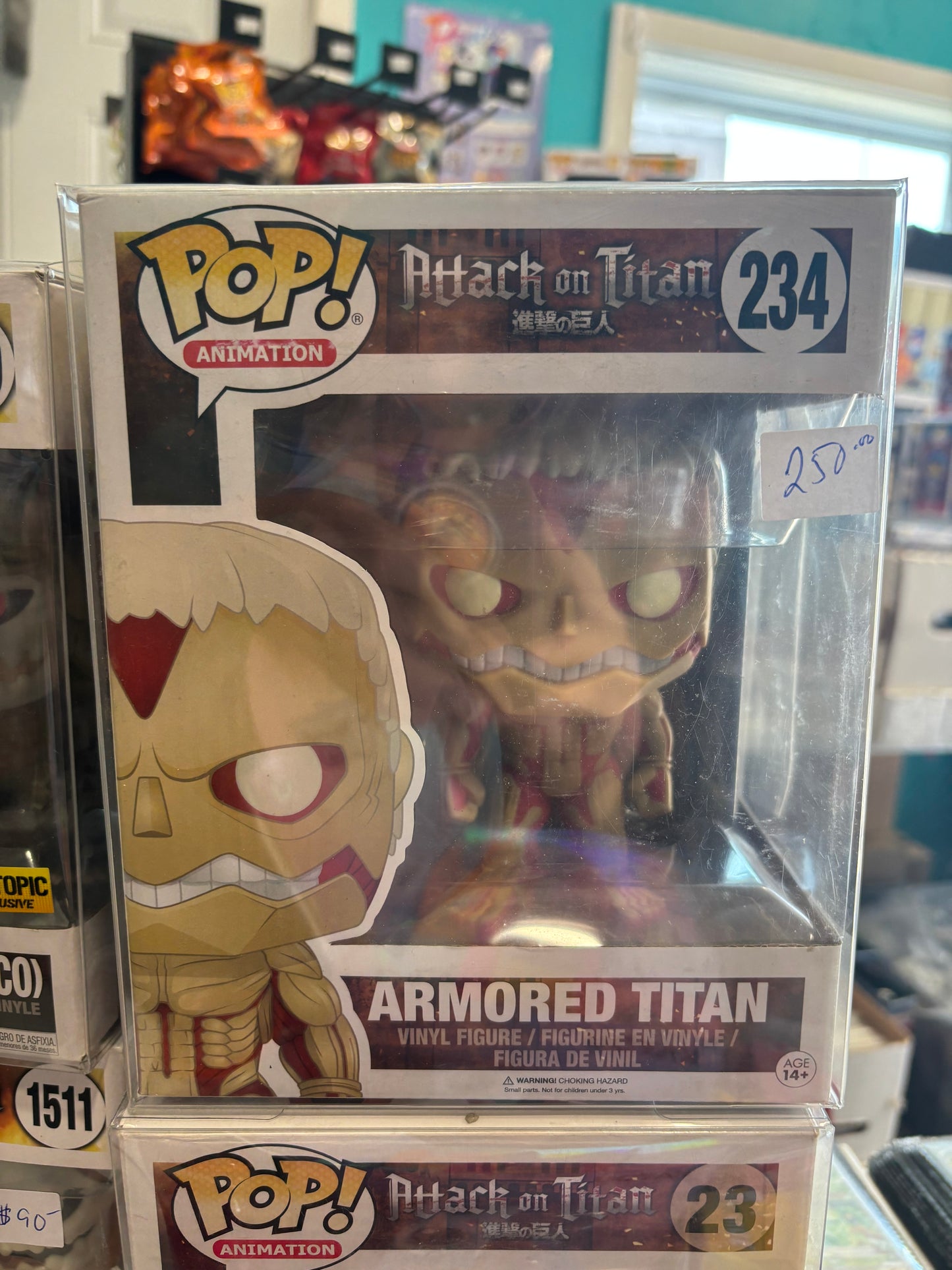 Funko Pop! Anime : Attack on Titan Armored Titan #234 Deluxe