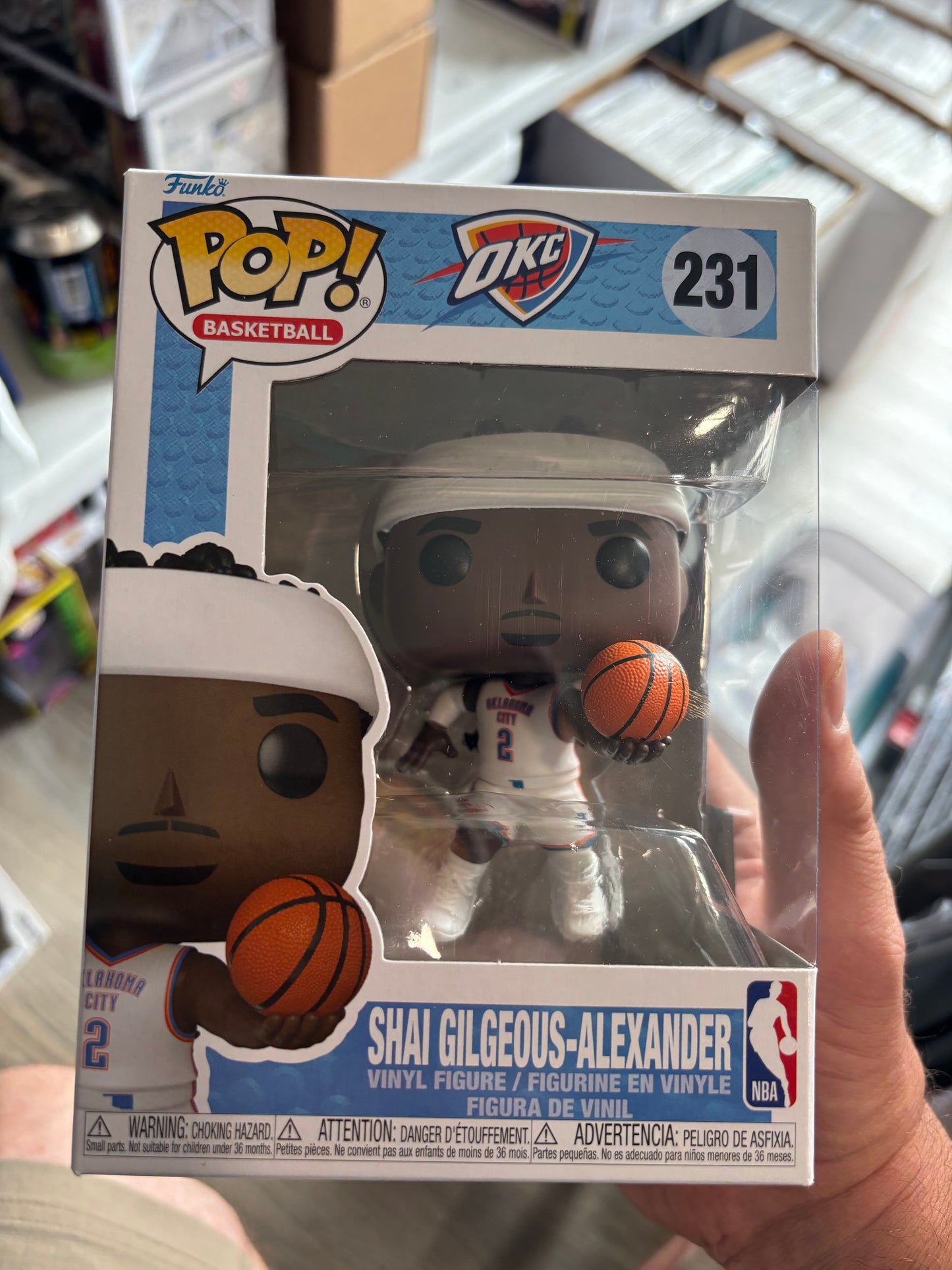 Nba! Funko shai Gilgeous-alexander #231 Oklahoma city thunder
