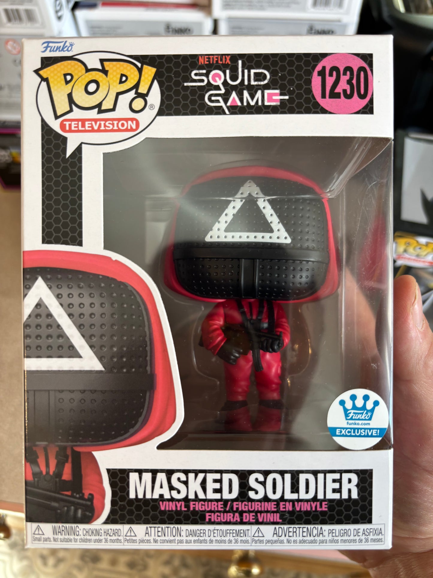Squid Game Funko Pop! Masked Soldier #1230 Funko store Exclusive