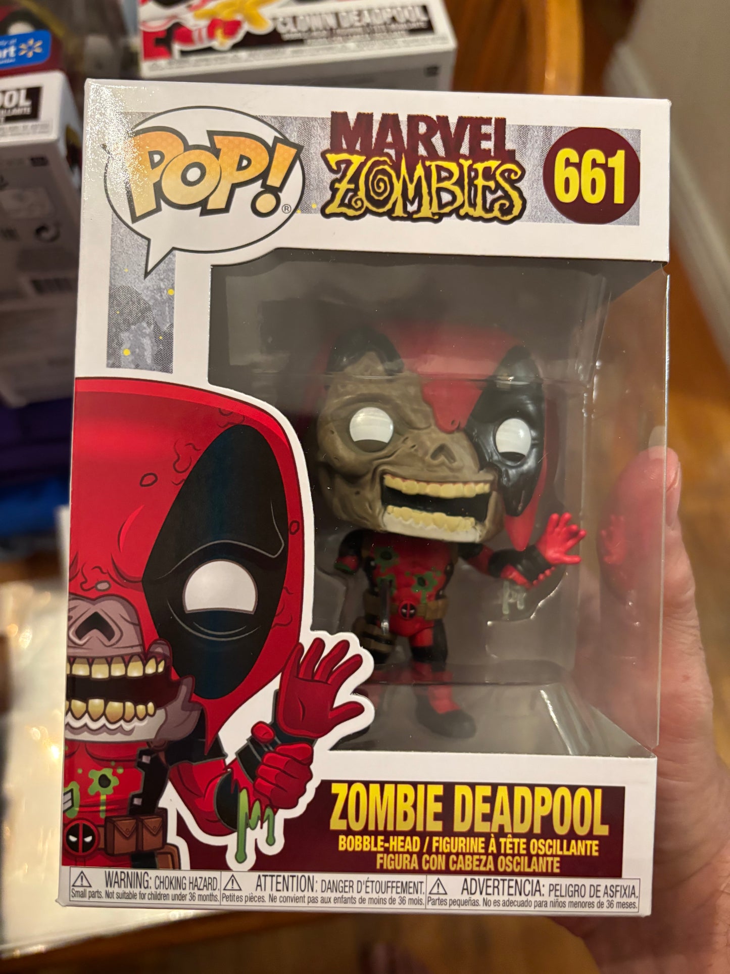 Funko Pop! Marvel : zombies Zombie Deadpool #661