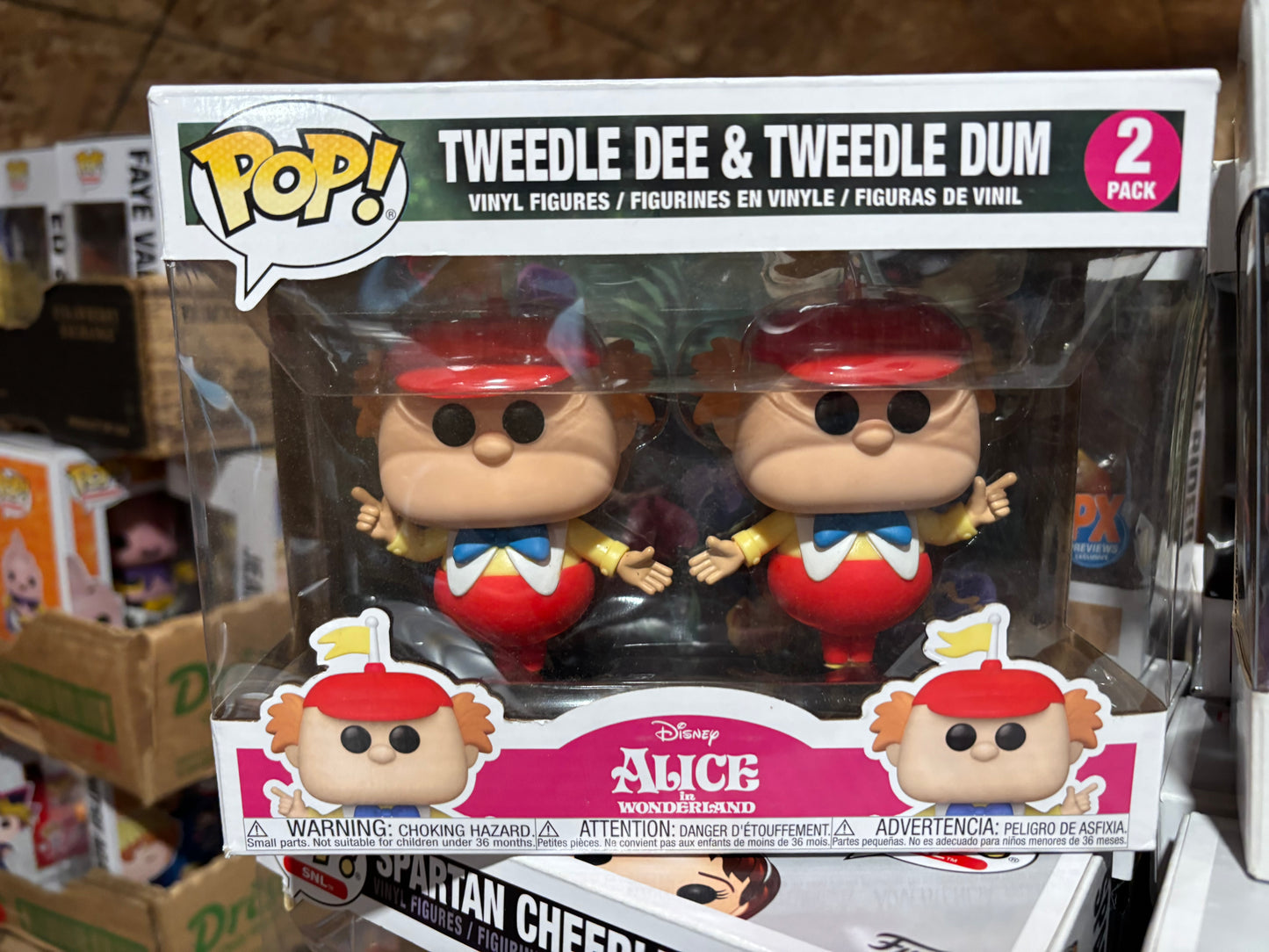 Disney Pop! Alice in Wonderland : Tweedle Dee & Tweedle Dum 2 Pack