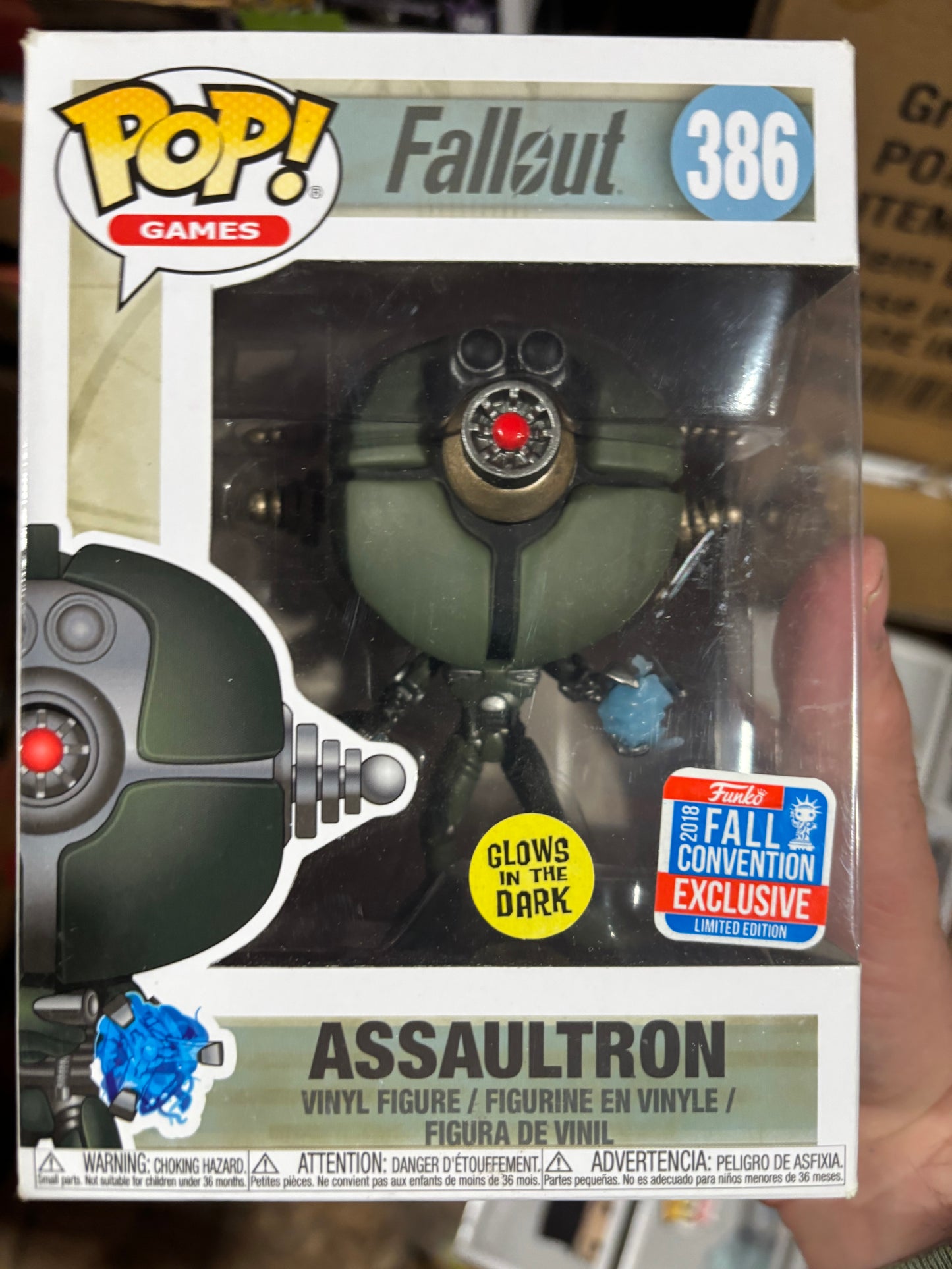 FUNKO POP! Fallout : Assaultron #386 2018 Fall Exclusive