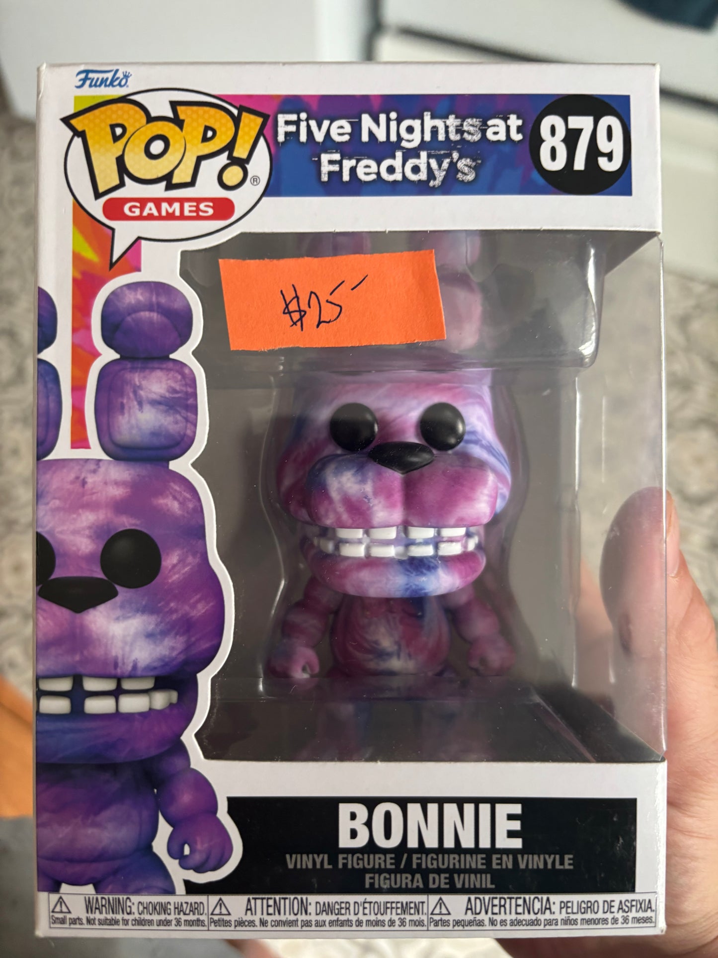 Video Games Funko Pop! Five Nights of Freddy : Bonnie #879 Tie Dye