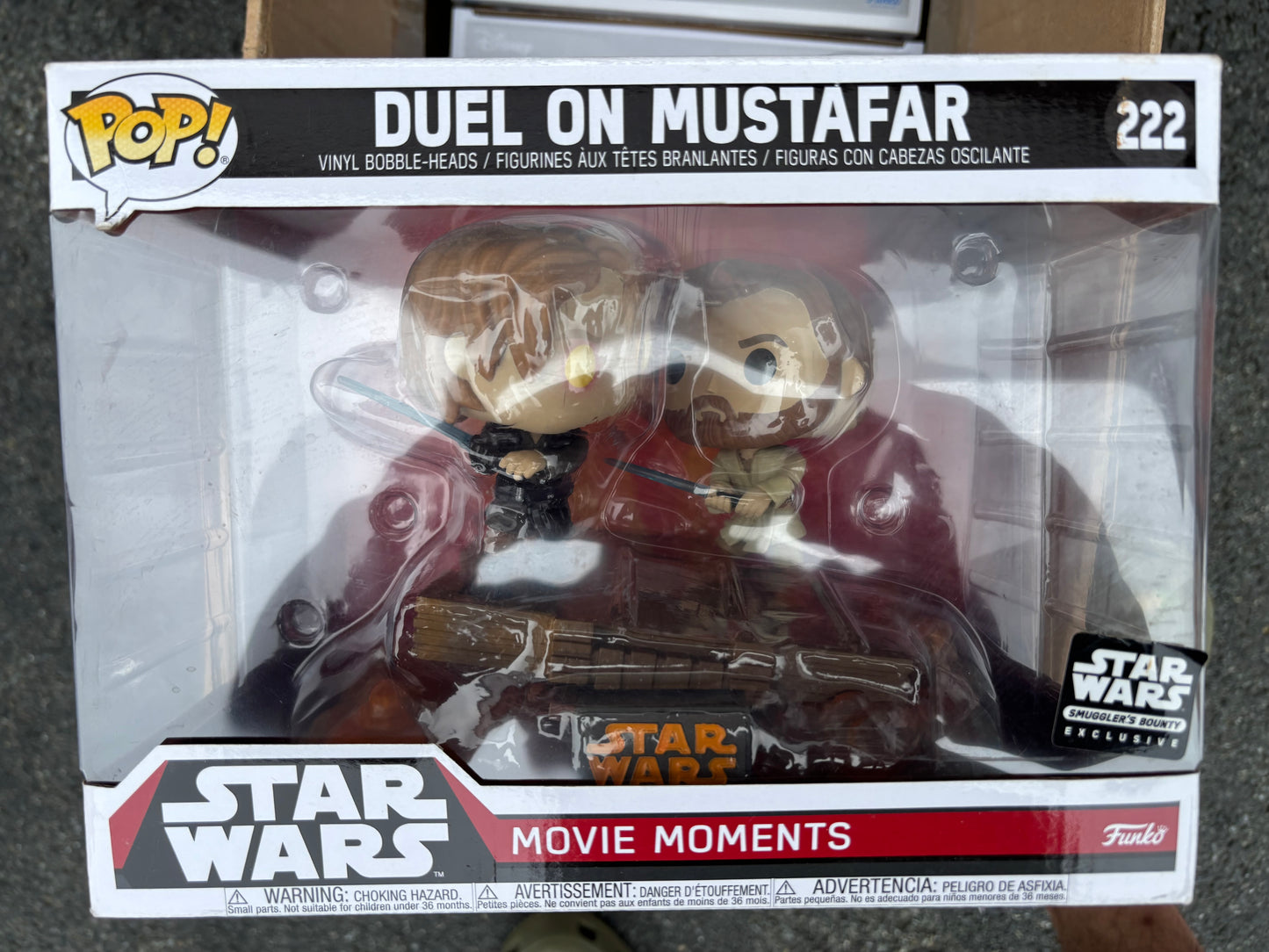 Funko Pop! Star Wars : Duel on Mustafar #222 Movie Moments Obiwan kenobi Anakin Skywalker