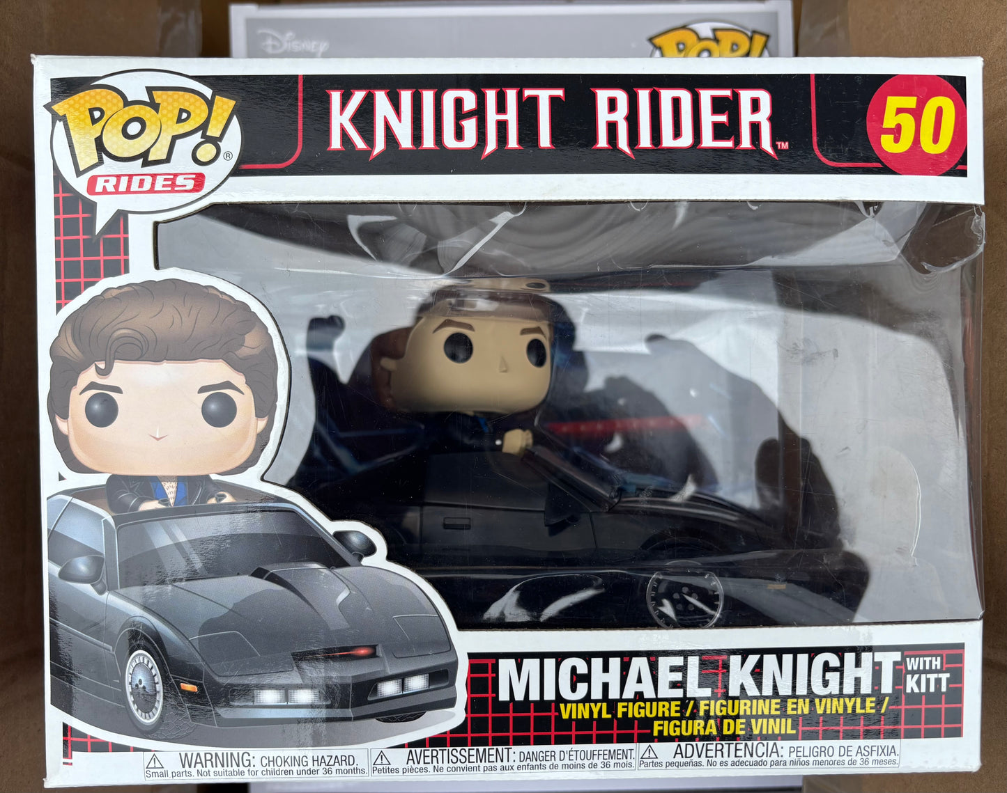 Funko POP Rides : Knight Rider Deluxe #50 Michael Knight with Kitt