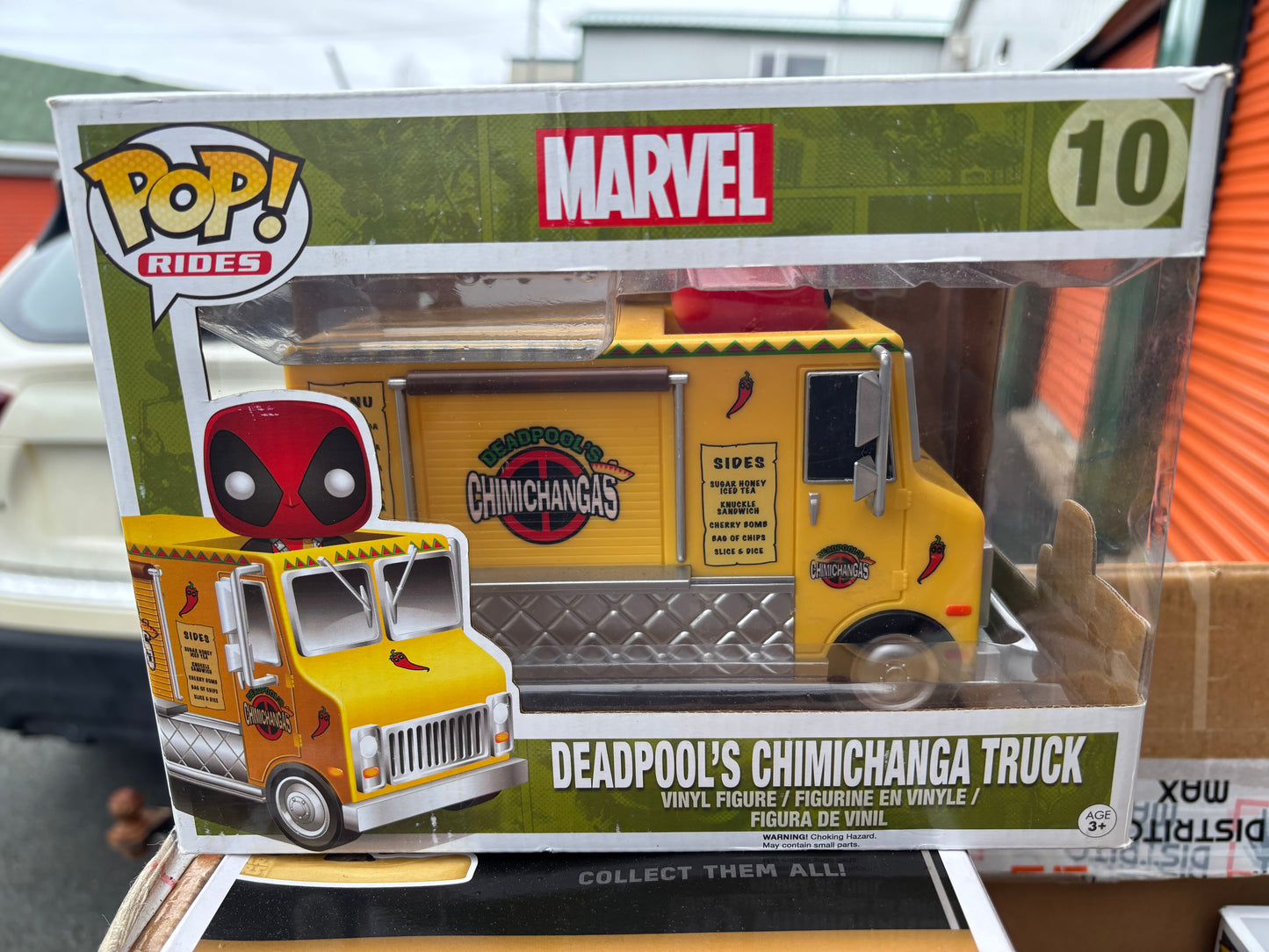 Funko Pop! Marvel Rides : Deadpool & Chimichanga Truck #10