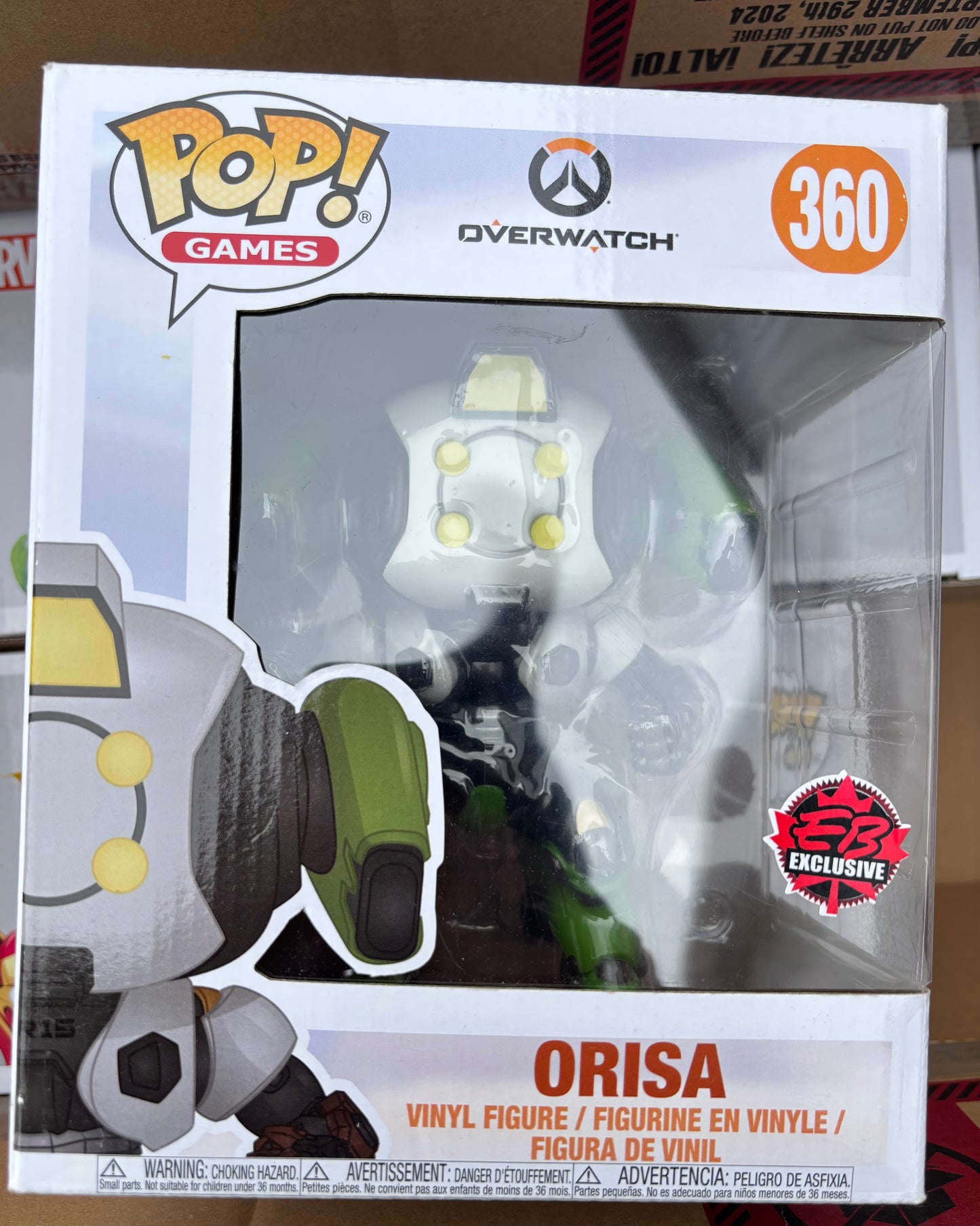 Funko Pop : Video Games : Overwatch : Orisa #360 Deluxe Eb Games Exclusive