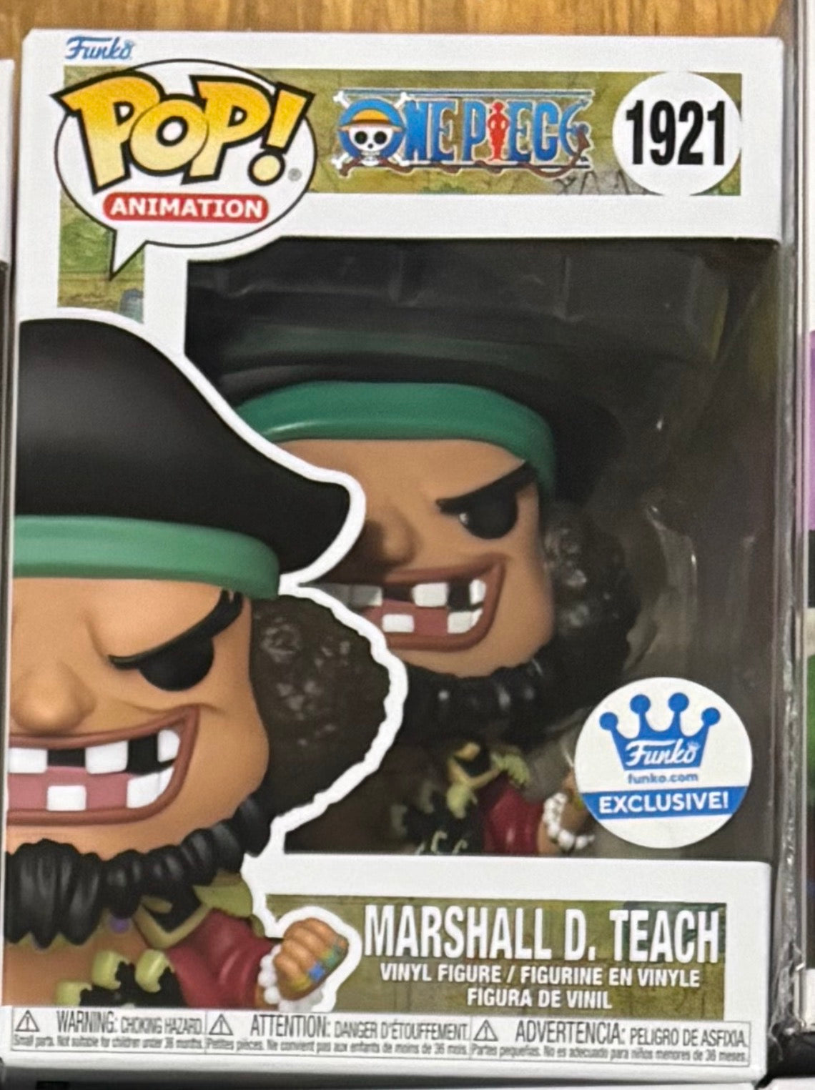 One Piece Funko Pop! Marshall d. Teach #1921 Funko Exclusive