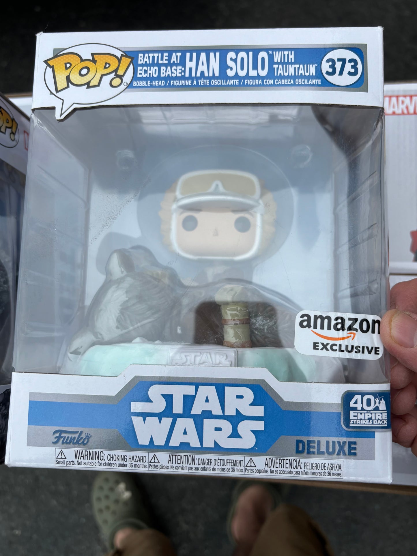 Funko Pop : Star wars : Battle of Echo Base Han Solo with Tauntaun #373 Amazon Exclusive