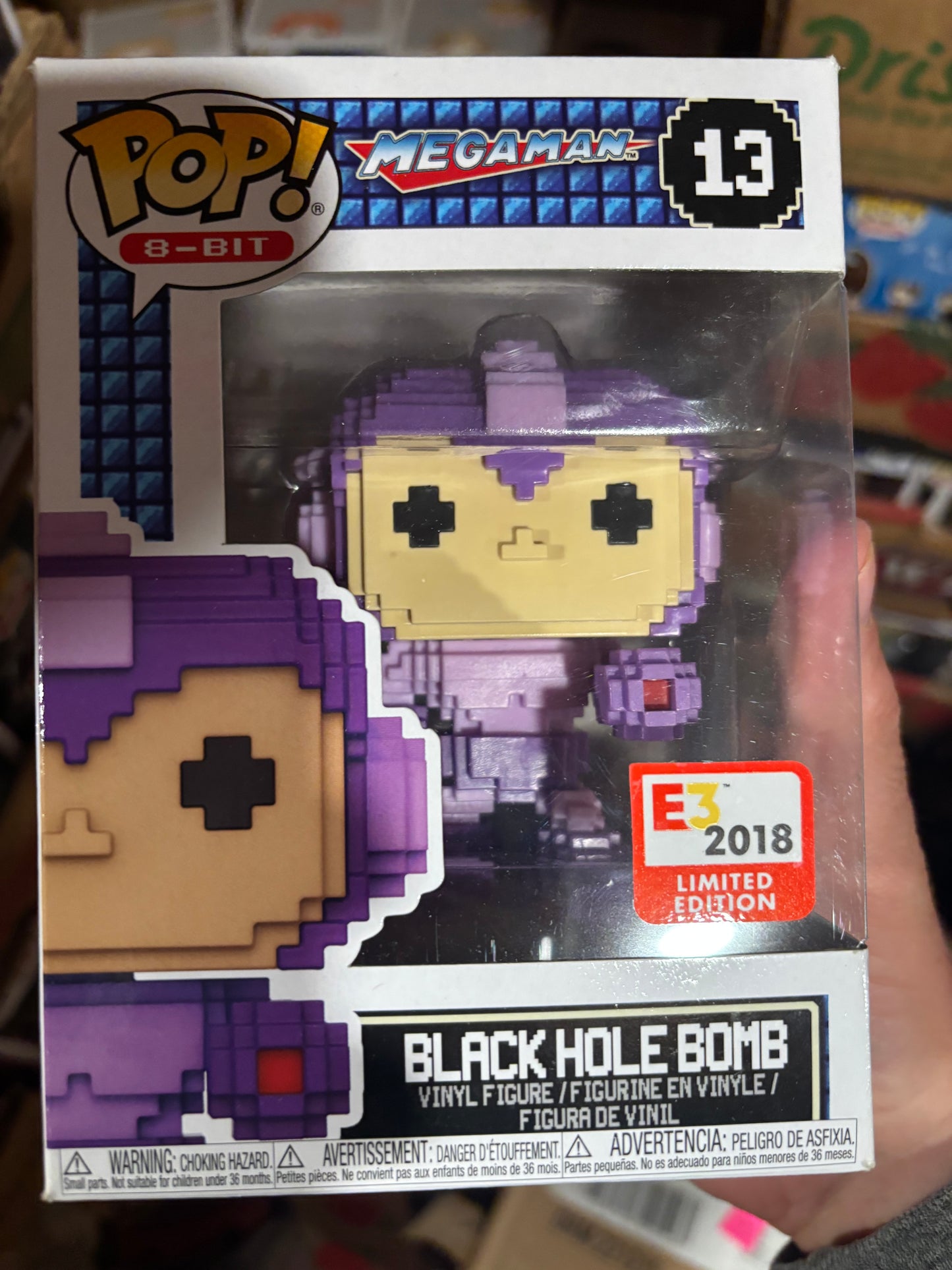 FUNKO POP! Mega Man : Megaman #13 Black Hole Bomb e3 2018 Exclusive