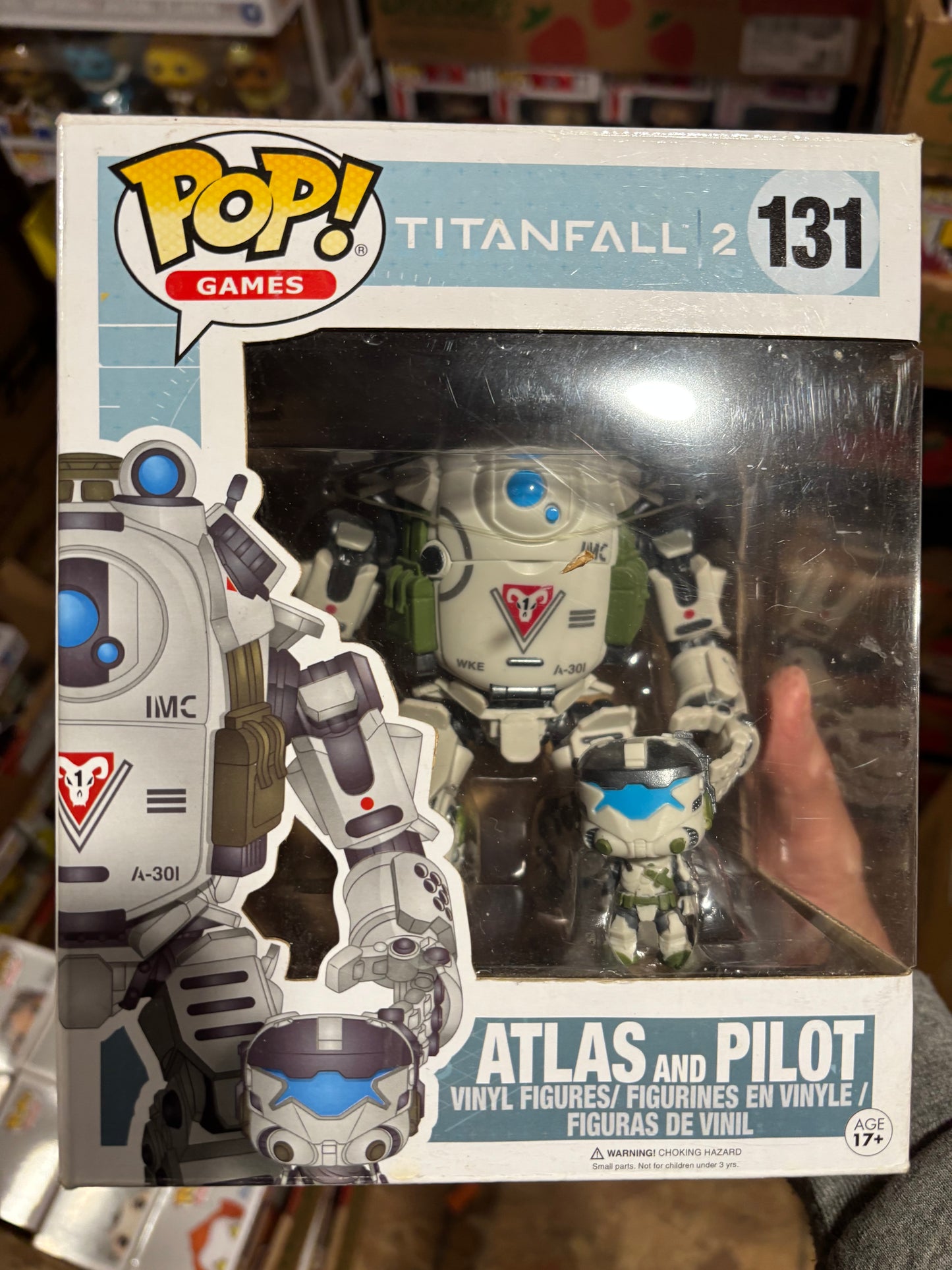 Funko Pop : Video Games : Titanfall 2 : Atlas and Pilot #131 Deluxe