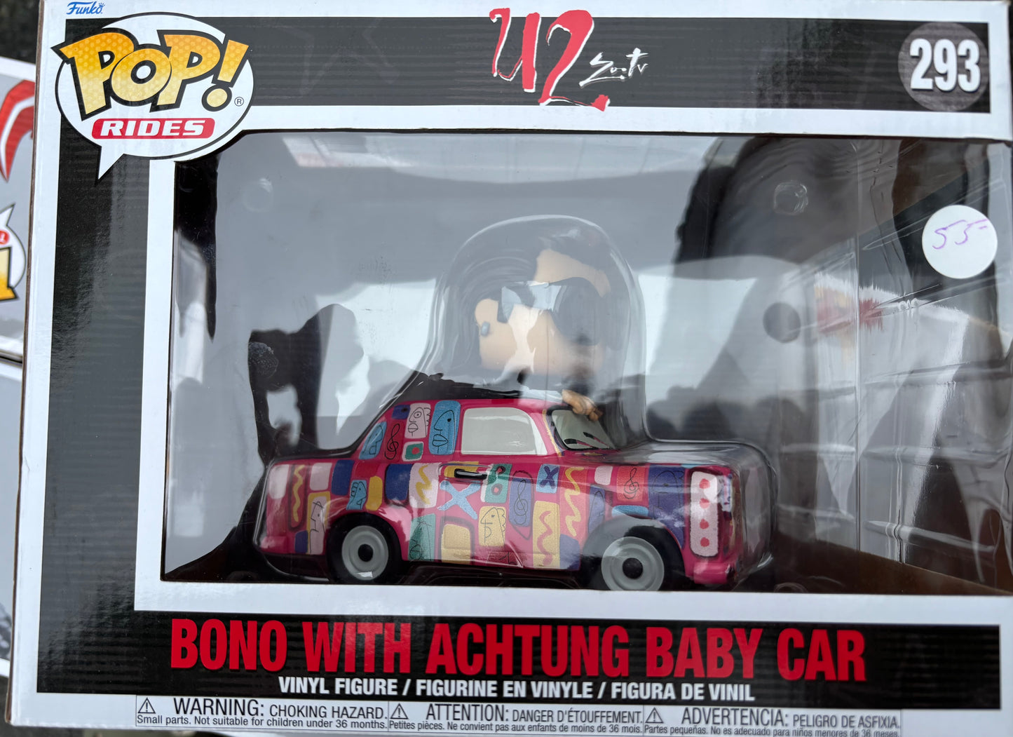 Funko Pop! Music : U2 Bono with Achtung Baby Car #293 Deluxe