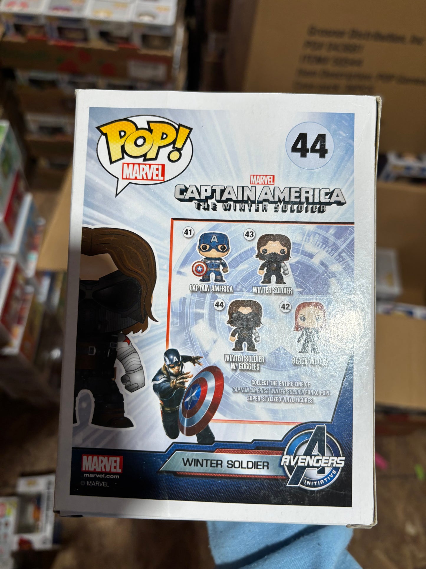 Funko Marvel winter soldier Bucky Barnes Captain America Pop! Winter Solider #14