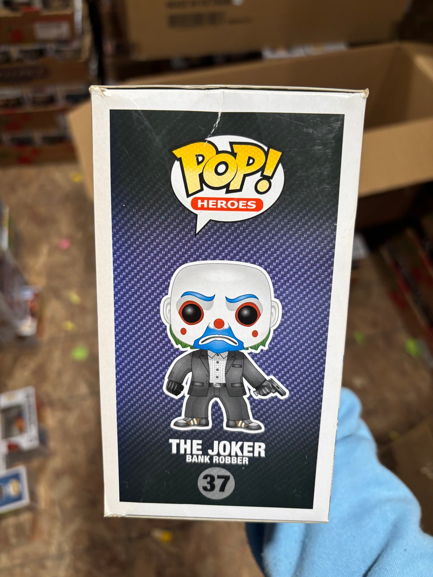 Funko Batman Pop! The Joker Bank Robber #37 (Box damage)