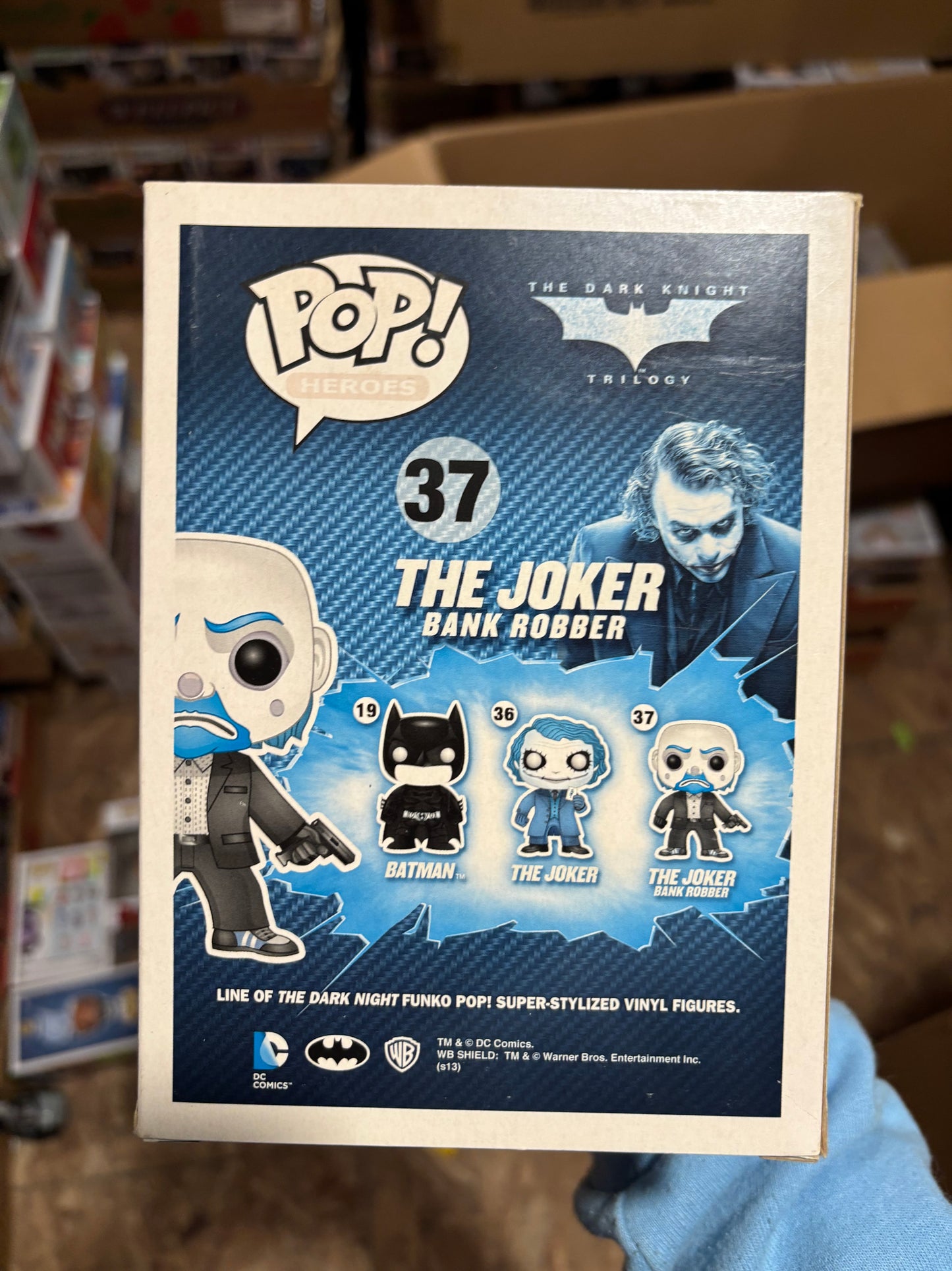 Funko Batman Pop! The Joker Bank Robber #37 (Box damage)