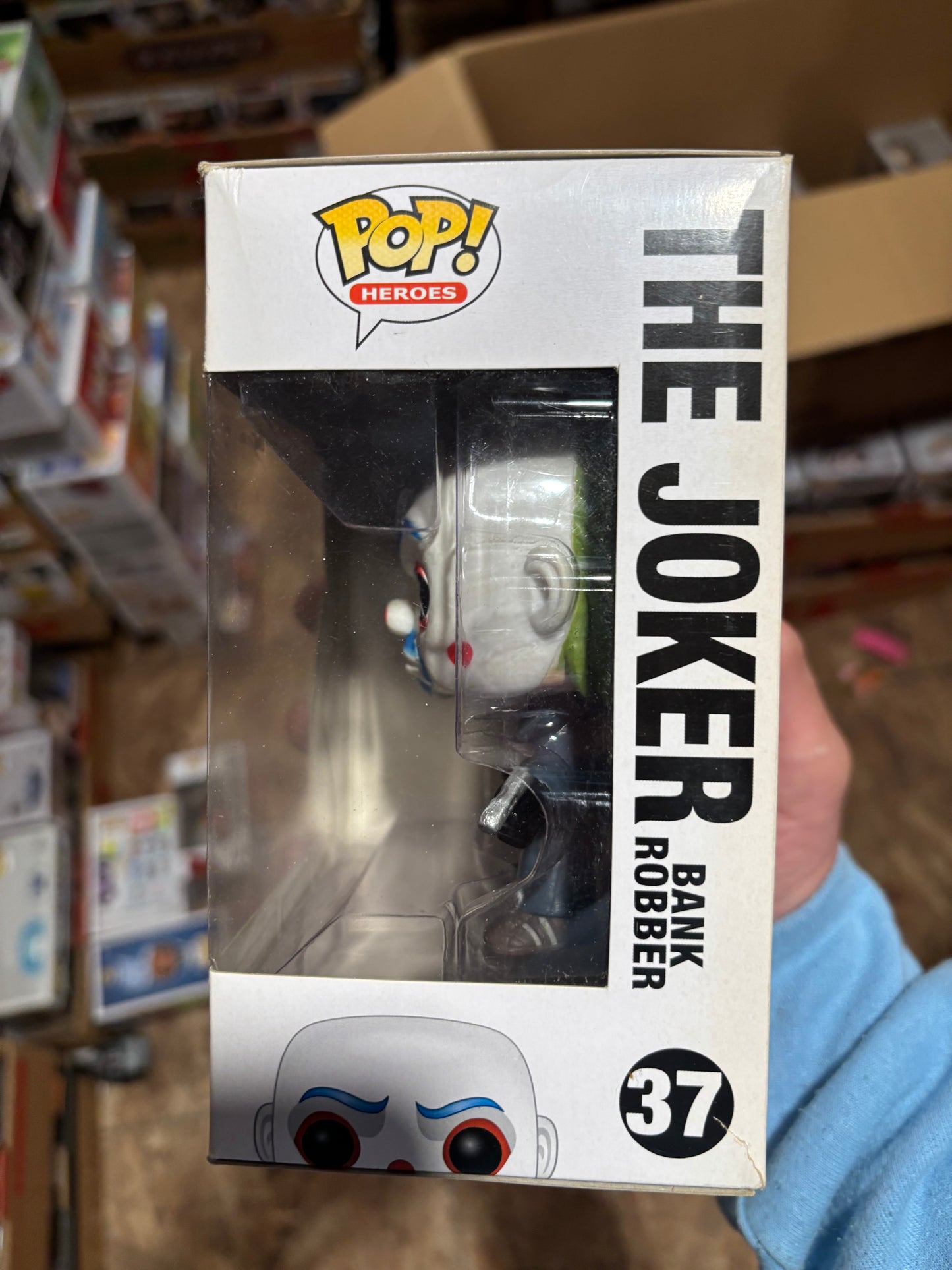 Funko Batman Pop! The Joker Bank Robber #37 (Box damage)