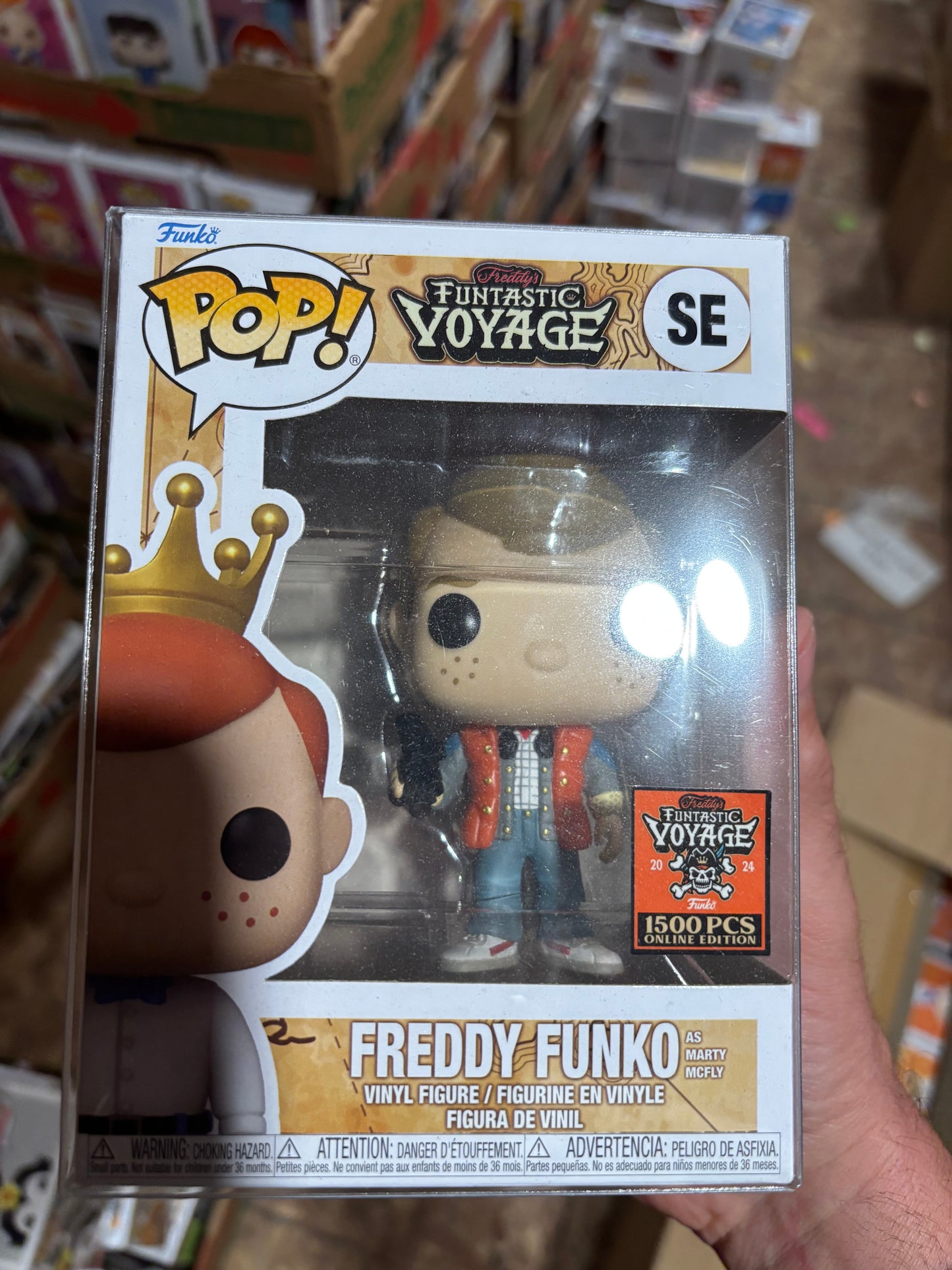 Ad Icons Pop! Freddy Funko as Marty Mcfly Funtastic Voyage limited 1500 Back to future