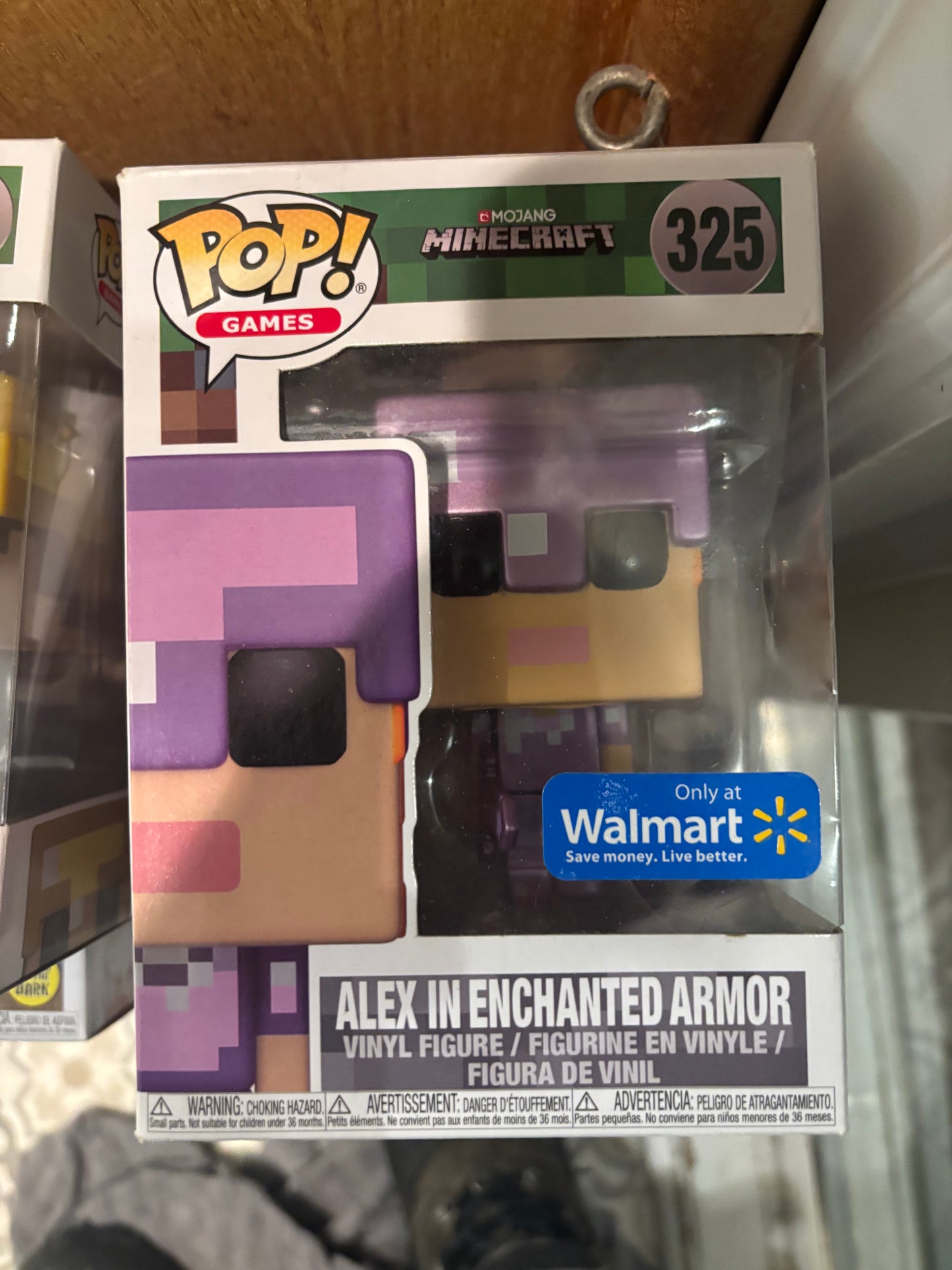 Funko Video Game Pop! Minecraft : Alex in Enchanted Armor #325 Walmart Exclusive