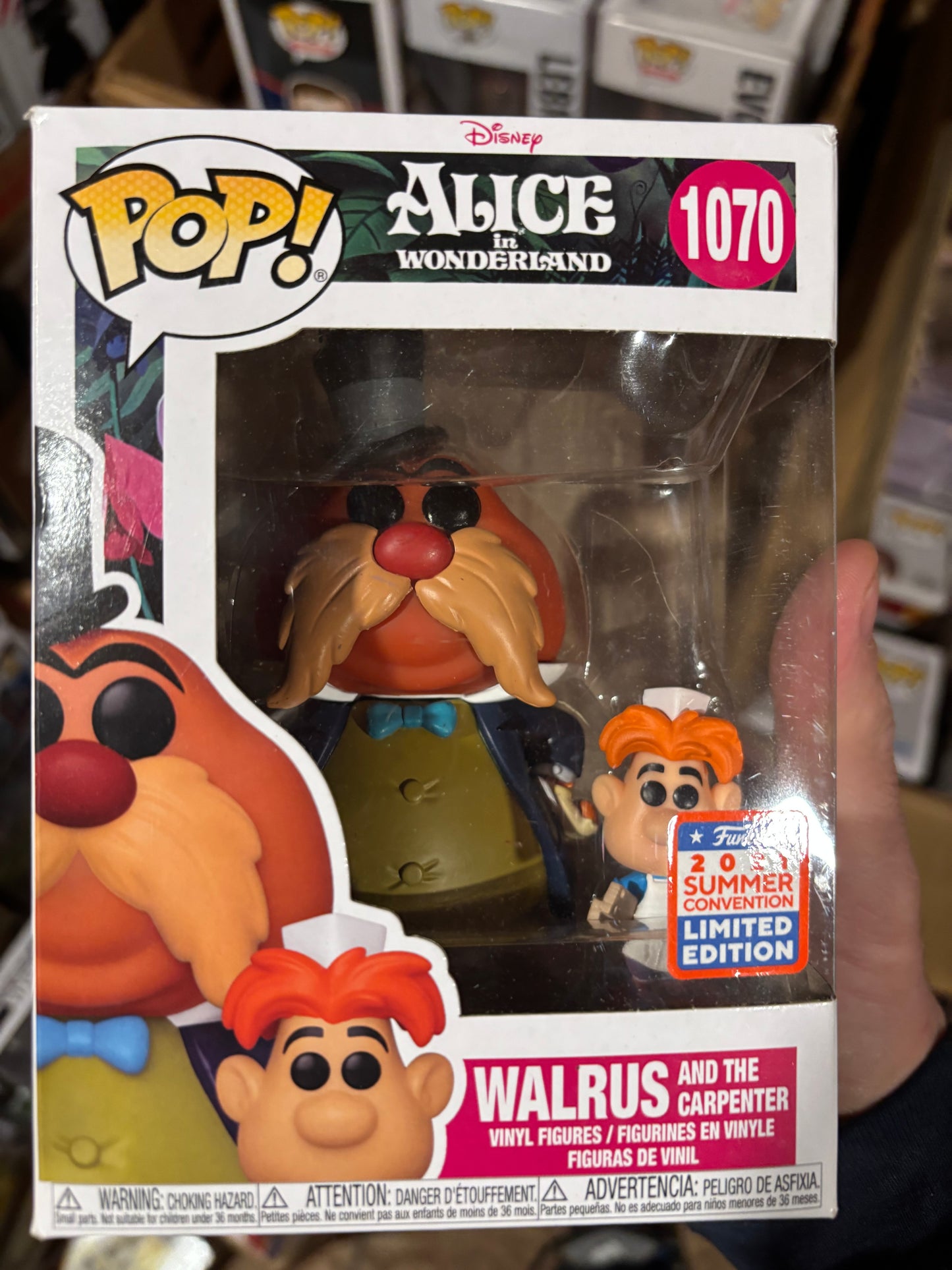 Disney Funko Pop! Alice in Wonderland - Walrus and the Carpenter #1070 2021 Summer Exclusive