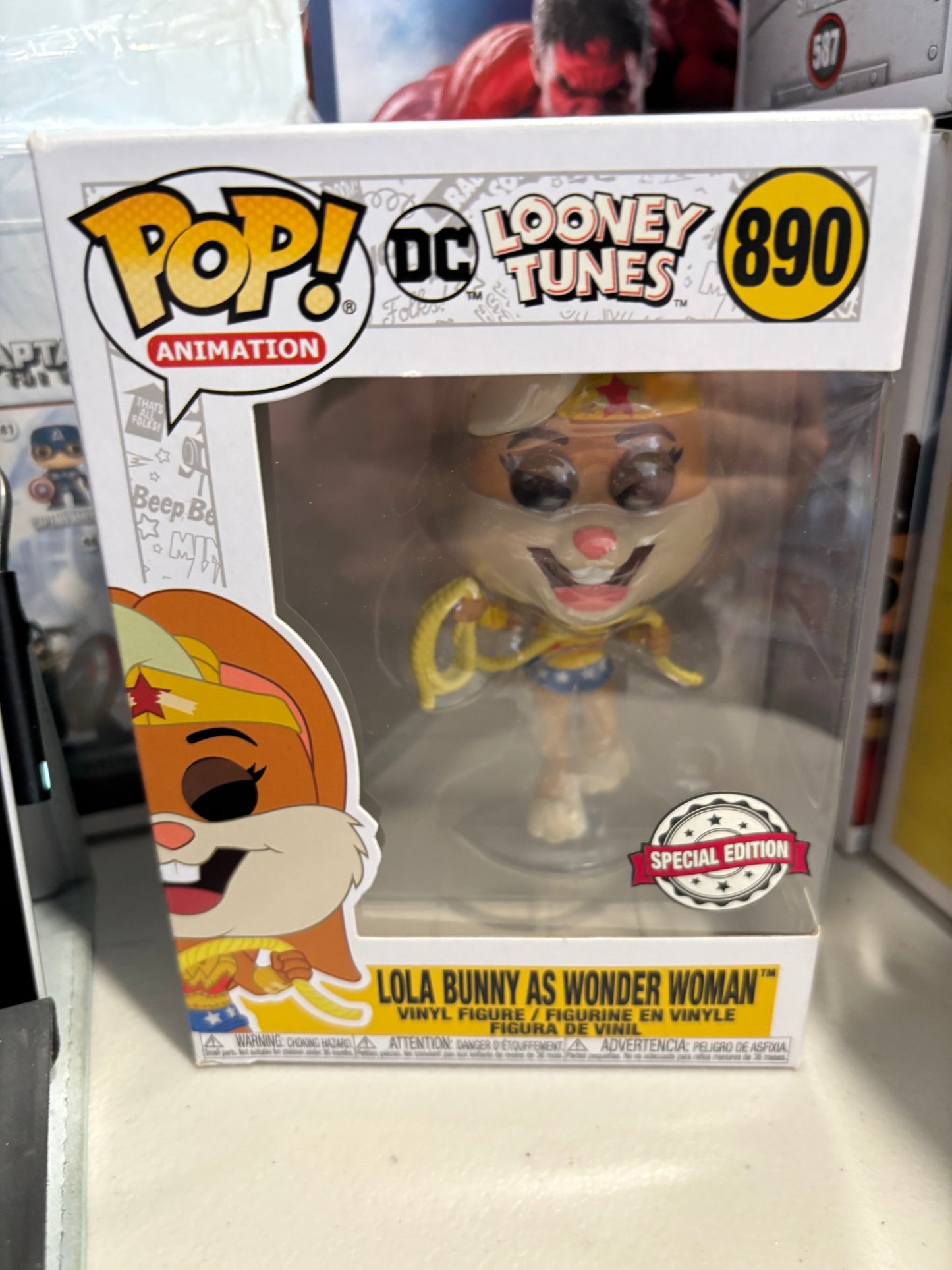 Looney Tunes Dc Comics : Lola Bunny as wonder woman #890 Shared Exclusive