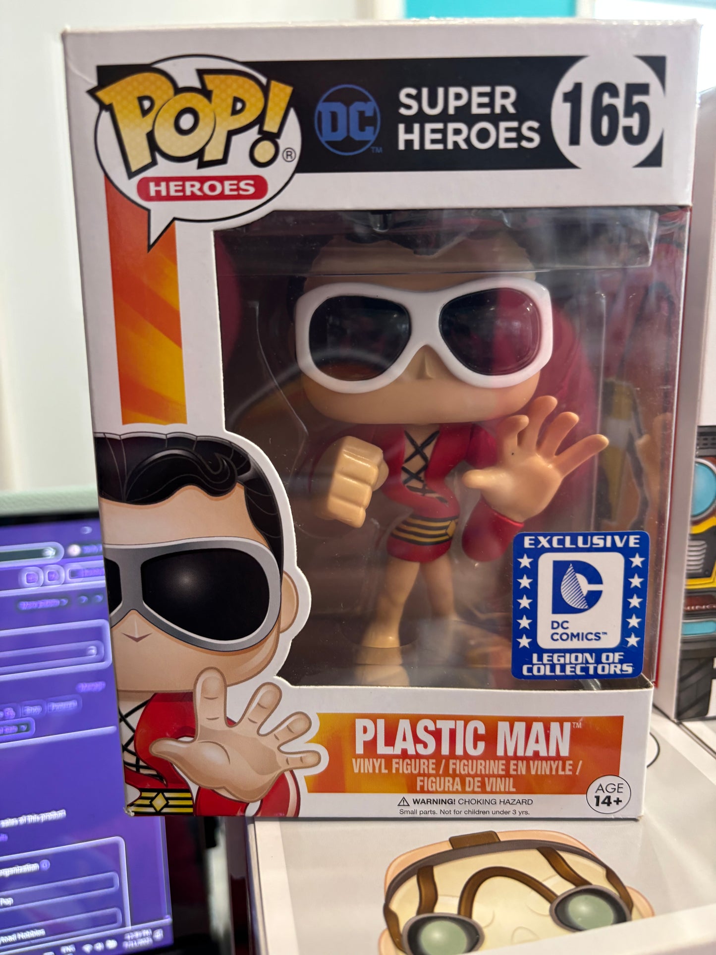 Funko Pop : DC: Super Heroes : Plastic Man #165 Legion of Collectors Exclusive