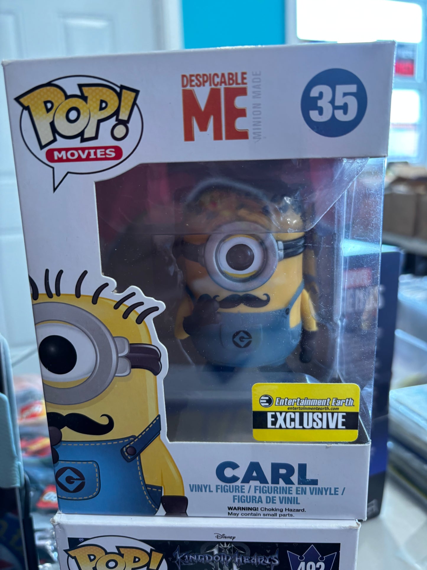Funko Pop! : Minions Despicable Me : Carl #35 Entertainment Earth Exclusive