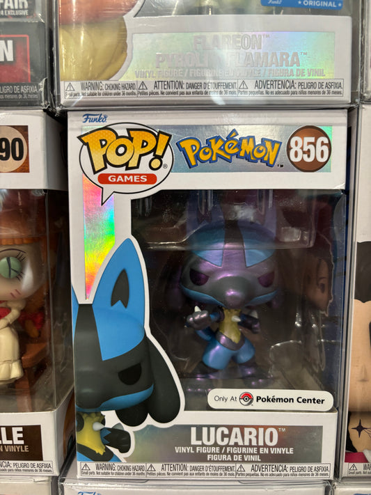 Pokémon Pop!  Lucario #856  Pokemon Center Exclusive