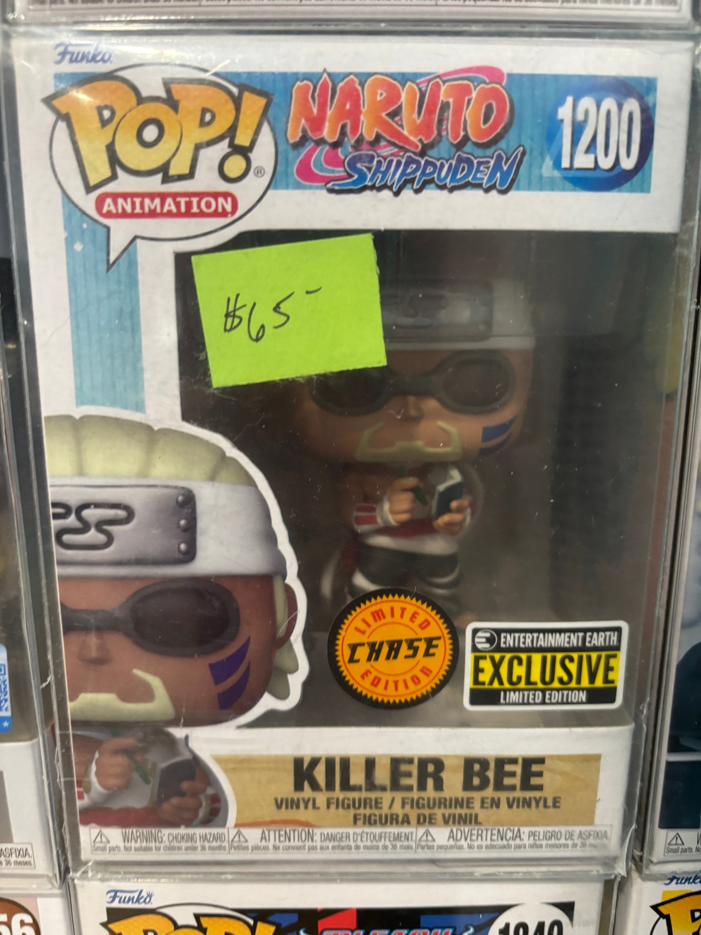 Funko! Pop Animation: Naruto Shippuden : Killer Bee #1200 Entertainment Earth Chase