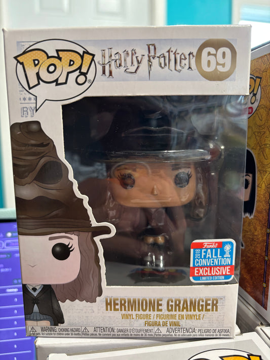 Harry Potter Pop! Hermione Granger #69 2018 Fall Exclusive sorting hat