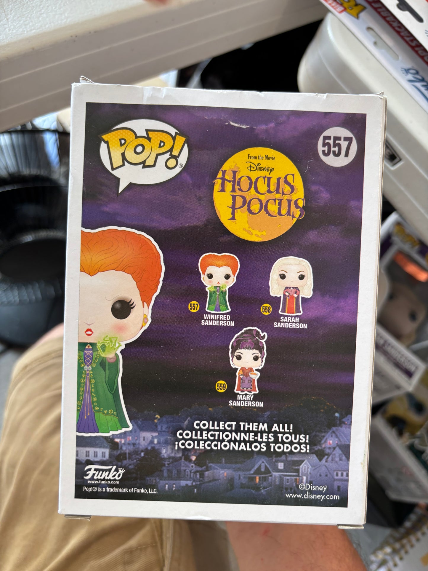 Disney Pop! Hocus Pocus : Winifred Sanderson #557 (box damage)