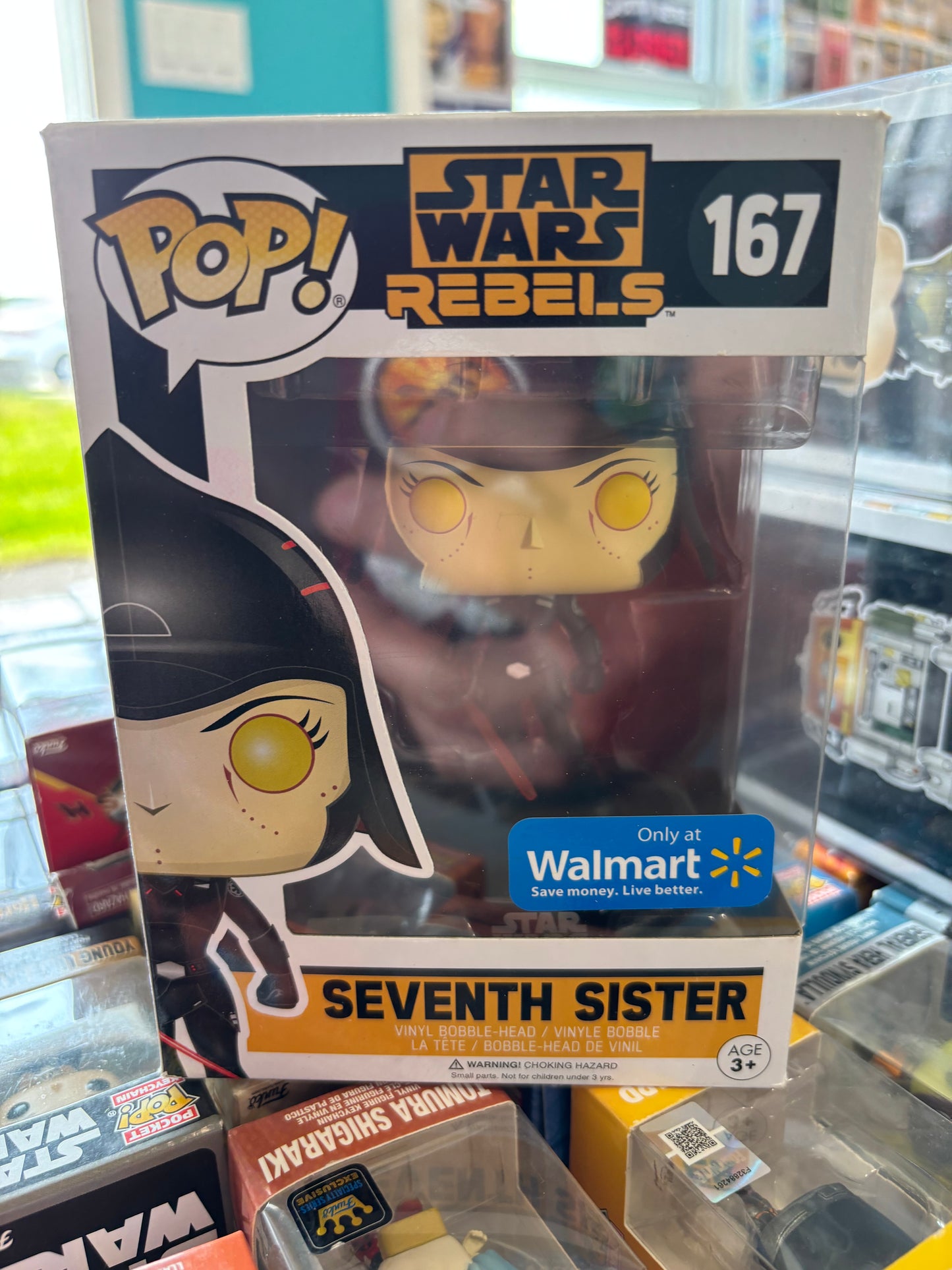 Star Wars Pop! Rebels : Seventh Sister #167 Walmart Exclusive