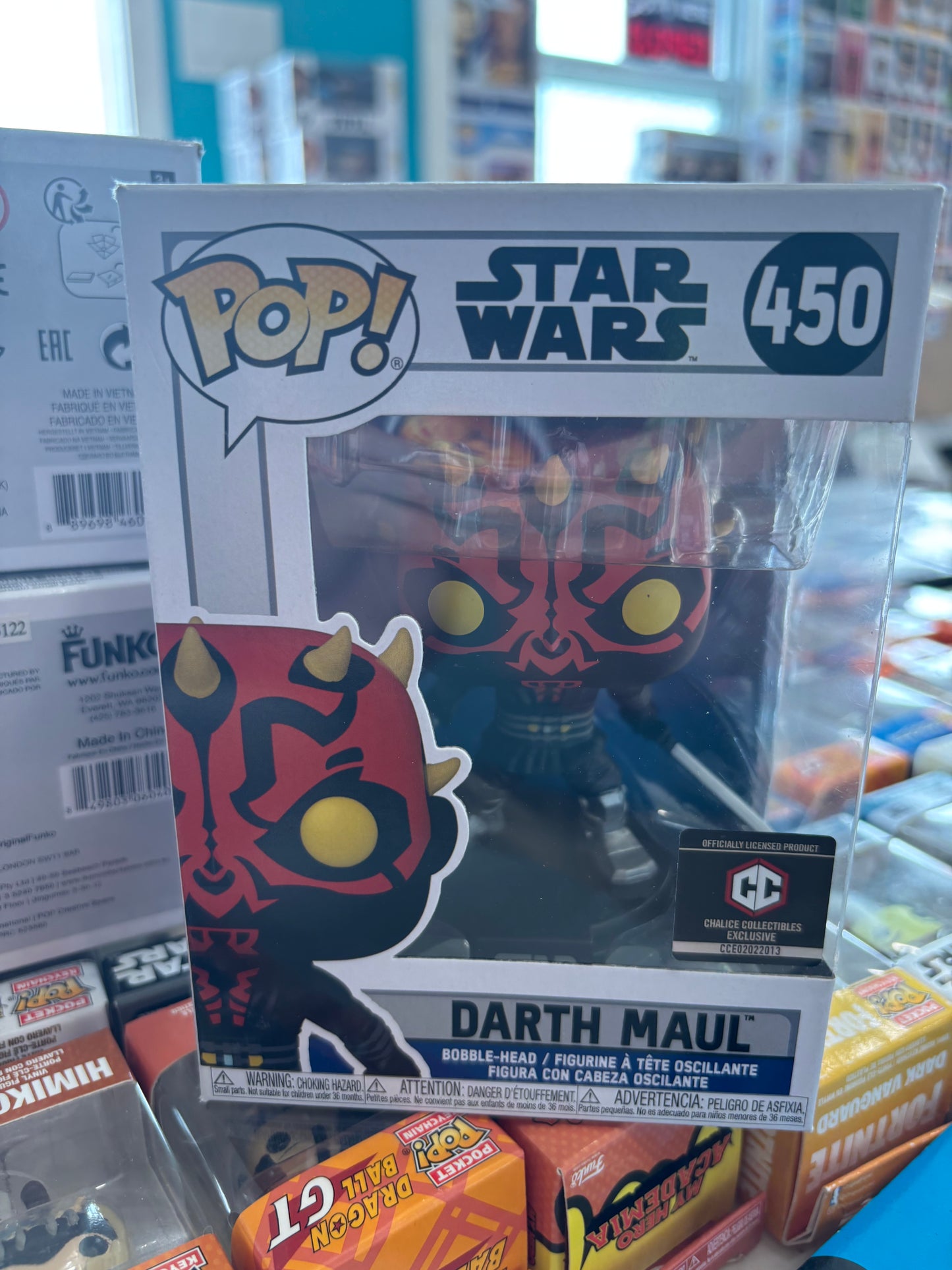 Star Wars Pop! Star Wars Pop! Darth Maul #450 Chalice Collectibles Exclusive