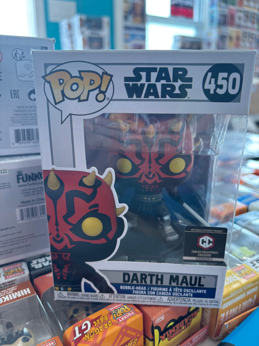 Star Wars Pop! Star Wars Pop!  Darth Maul #450 Chalice Collectibles Exclusive