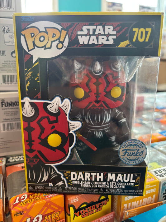 Funko Pop! Star Wars Darth Maul (Retro) #707 Shared Exclusive