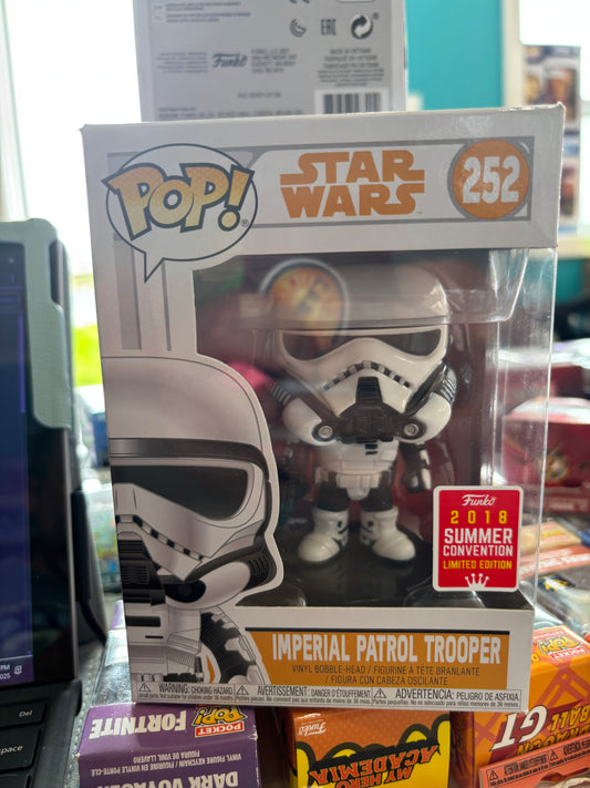 Star Wars Pop! Star Wars Pop! Imperial Patrol Trooper 2018 Summer Convention Exclusive
